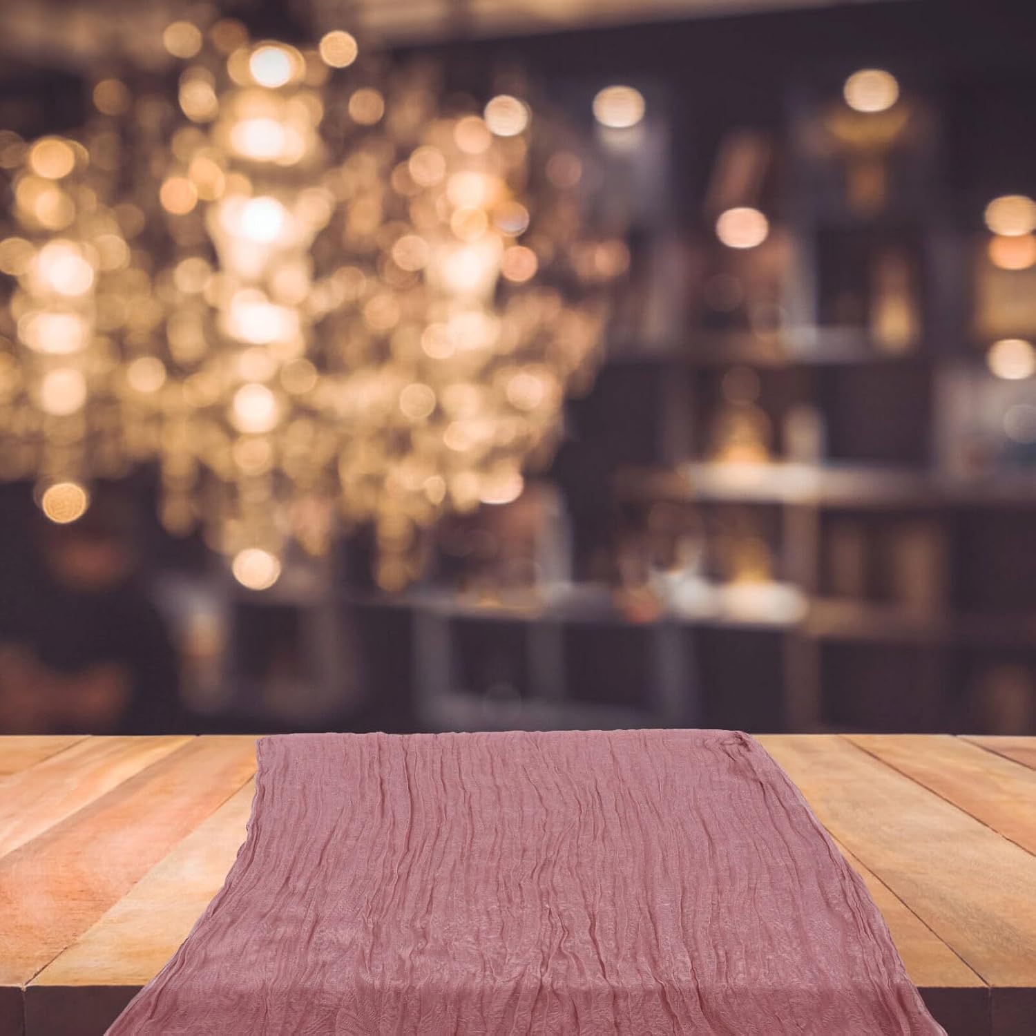 Bohemian Gauze Table Runner for Elegant Decorations