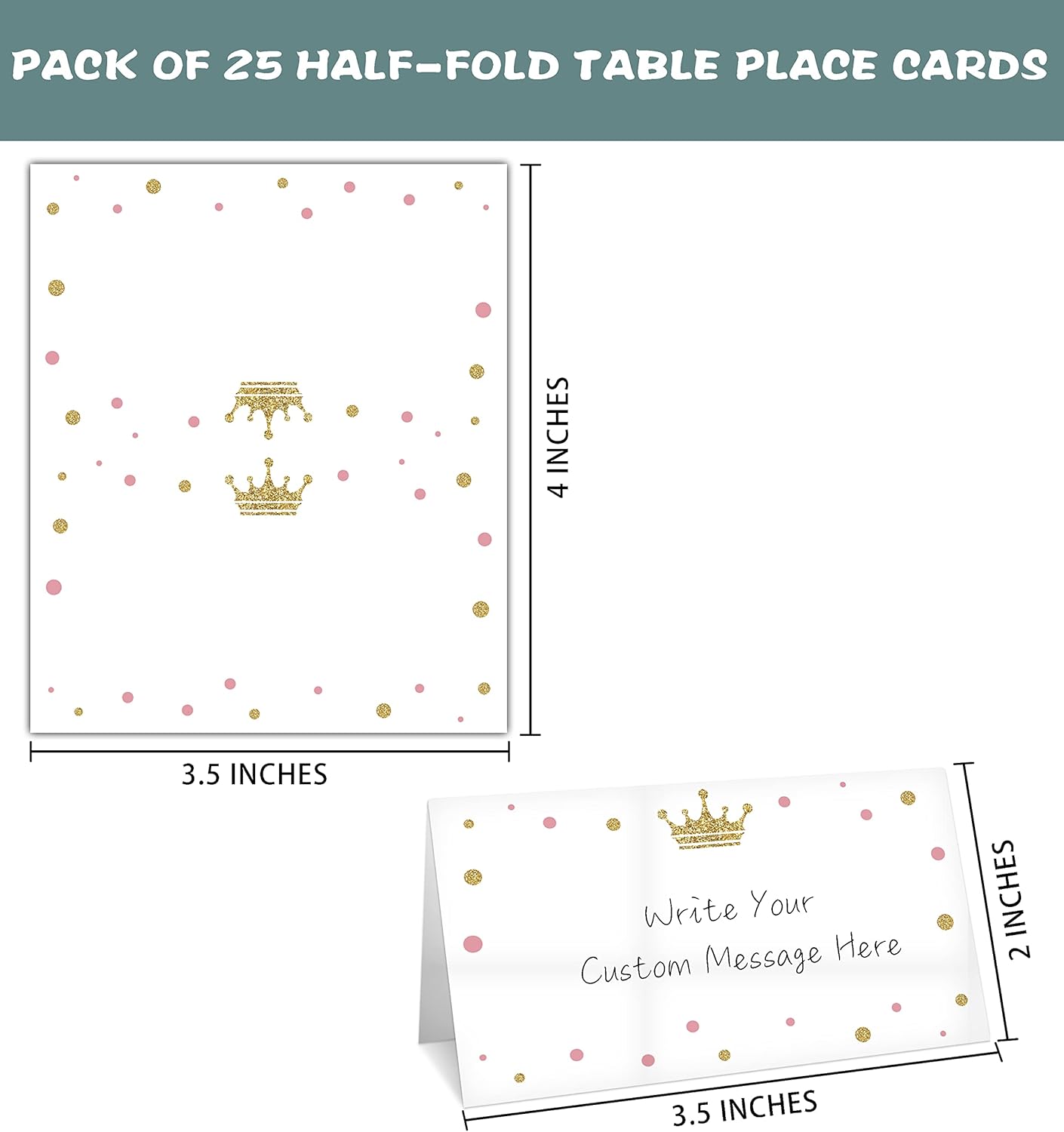 Gihyan Baby Shower Table Place Cards 25 Pcs Set