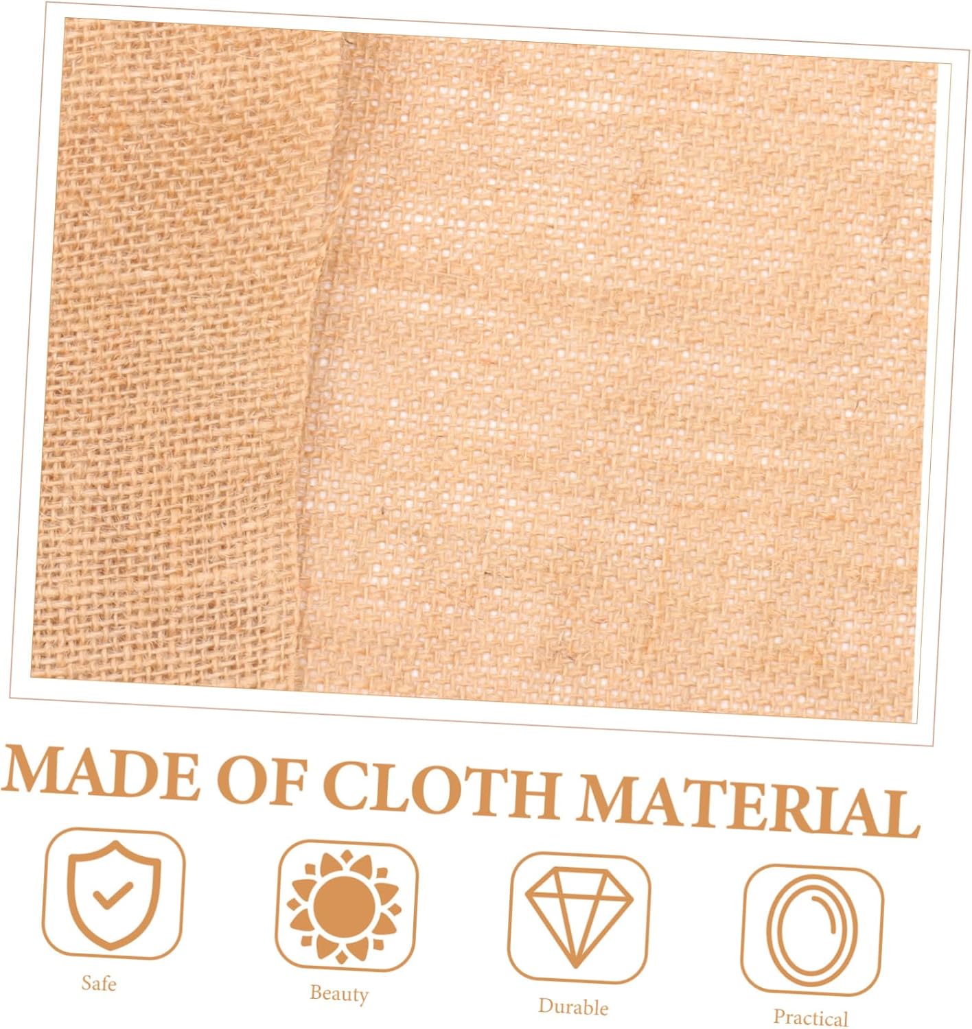 PRETYZOOM Natural Linen Table Runner for Home and Parties