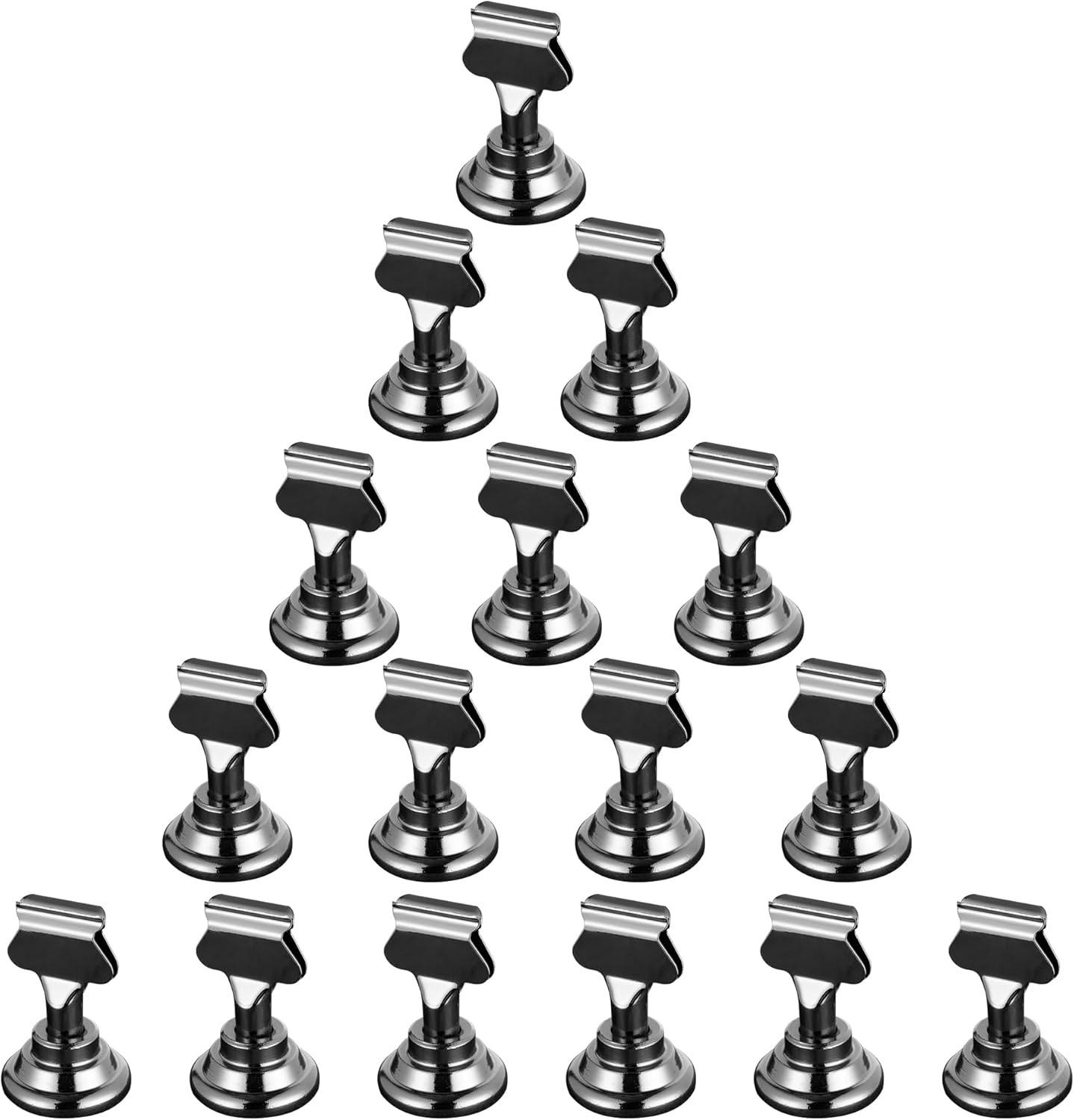 ERYTLLY 16-Pack Place Card Holders 17 Inch Steel Set