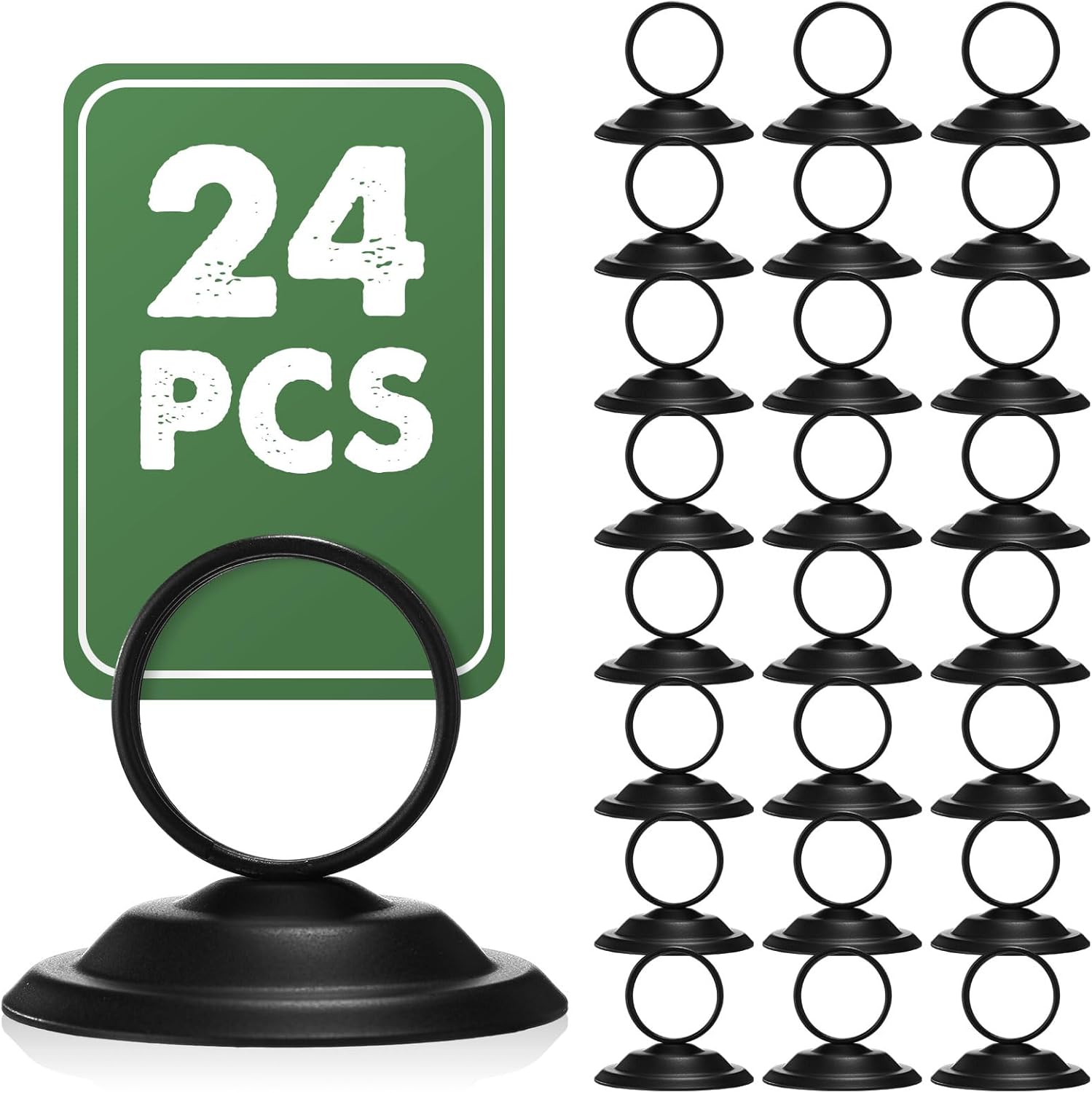 24 Pcs Metal Table Number Holders for Events