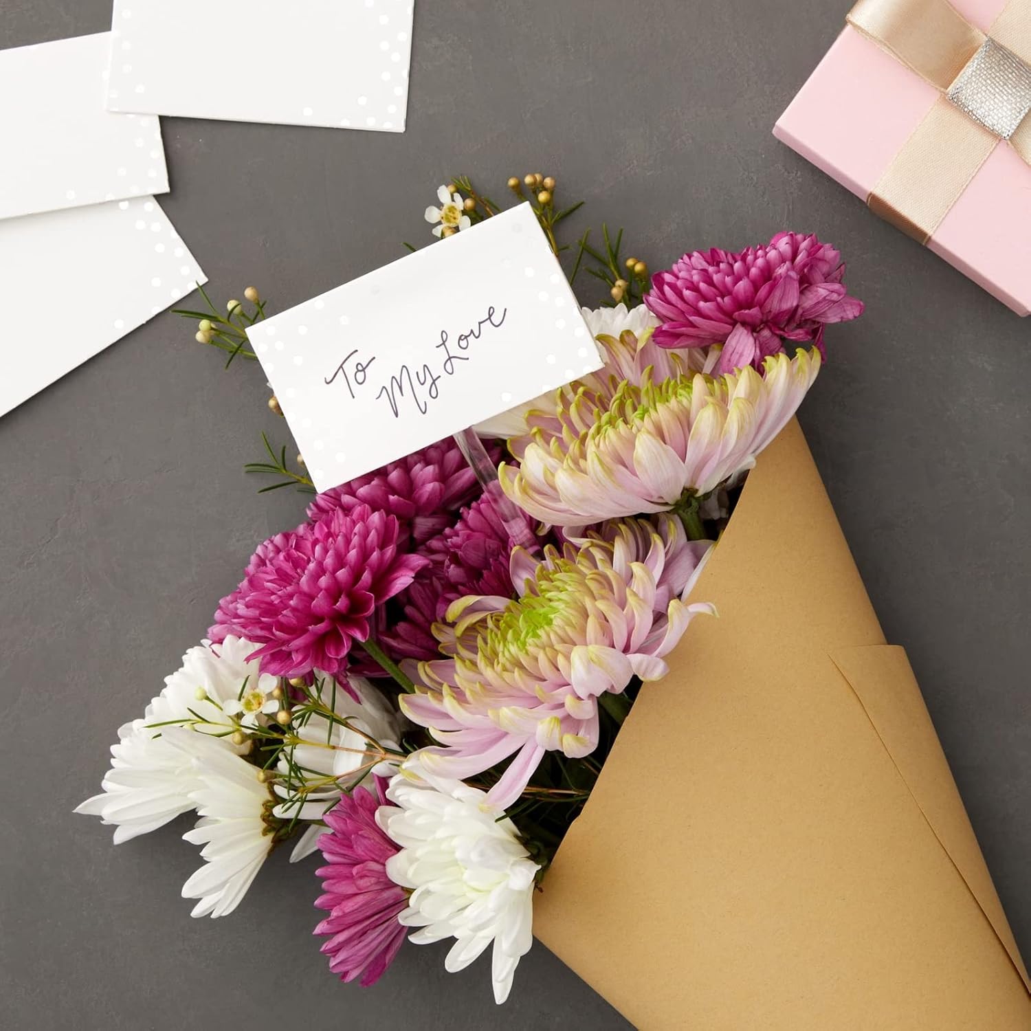 Best Paper Greetings 100 Pack Silver Foil Place Cards