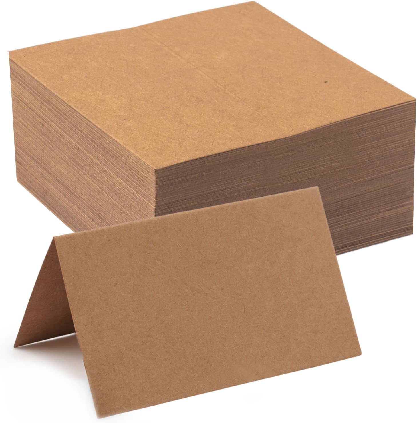 120 Pcs Blank Place Cards Kraft Paper Table Cards