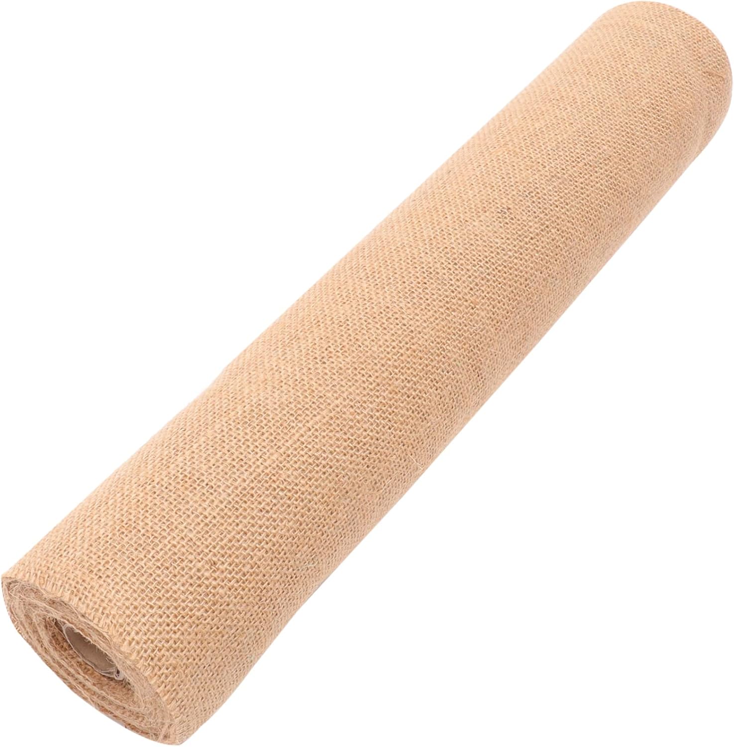GRIRIW Natural Linen Table Runner Roll Reusable Party Decor Cover