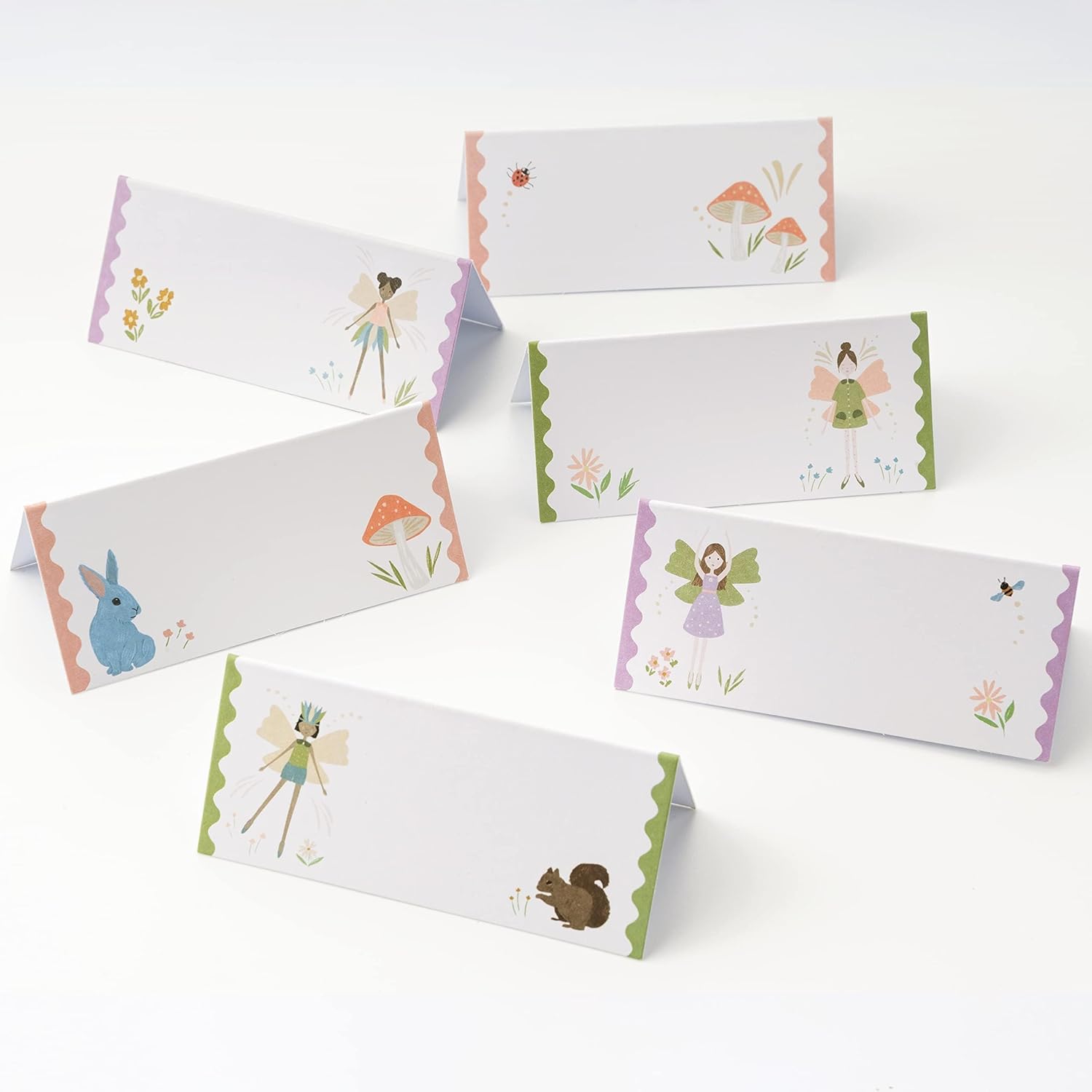 Cheerland Woodland Fairy Themed Place Cards 36pcs