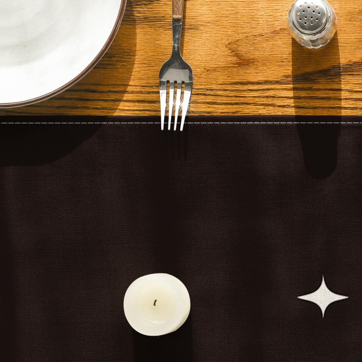 Artoid Mode Halloween Table Runner with Skeleton Spider Design