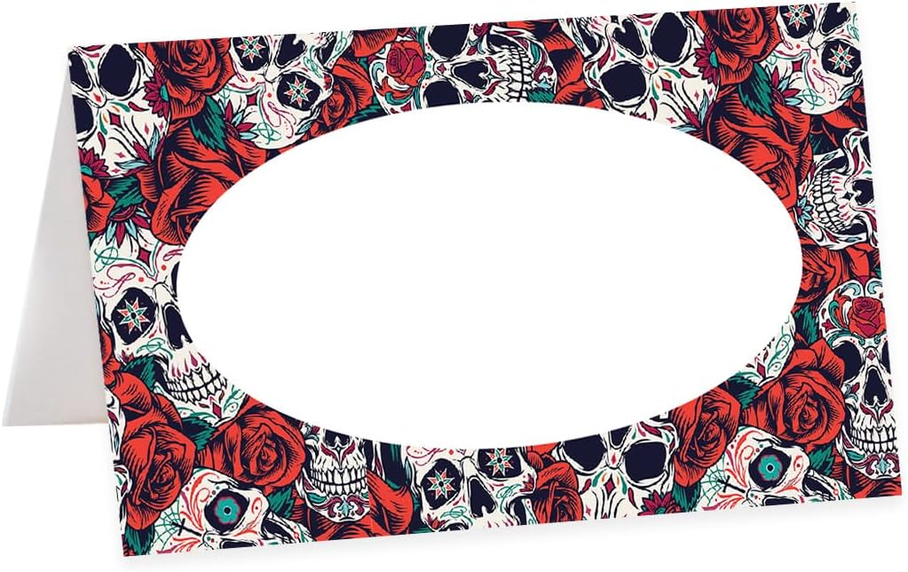 Andaz Press Halloween Name Place Cards 24 Pack 2x35