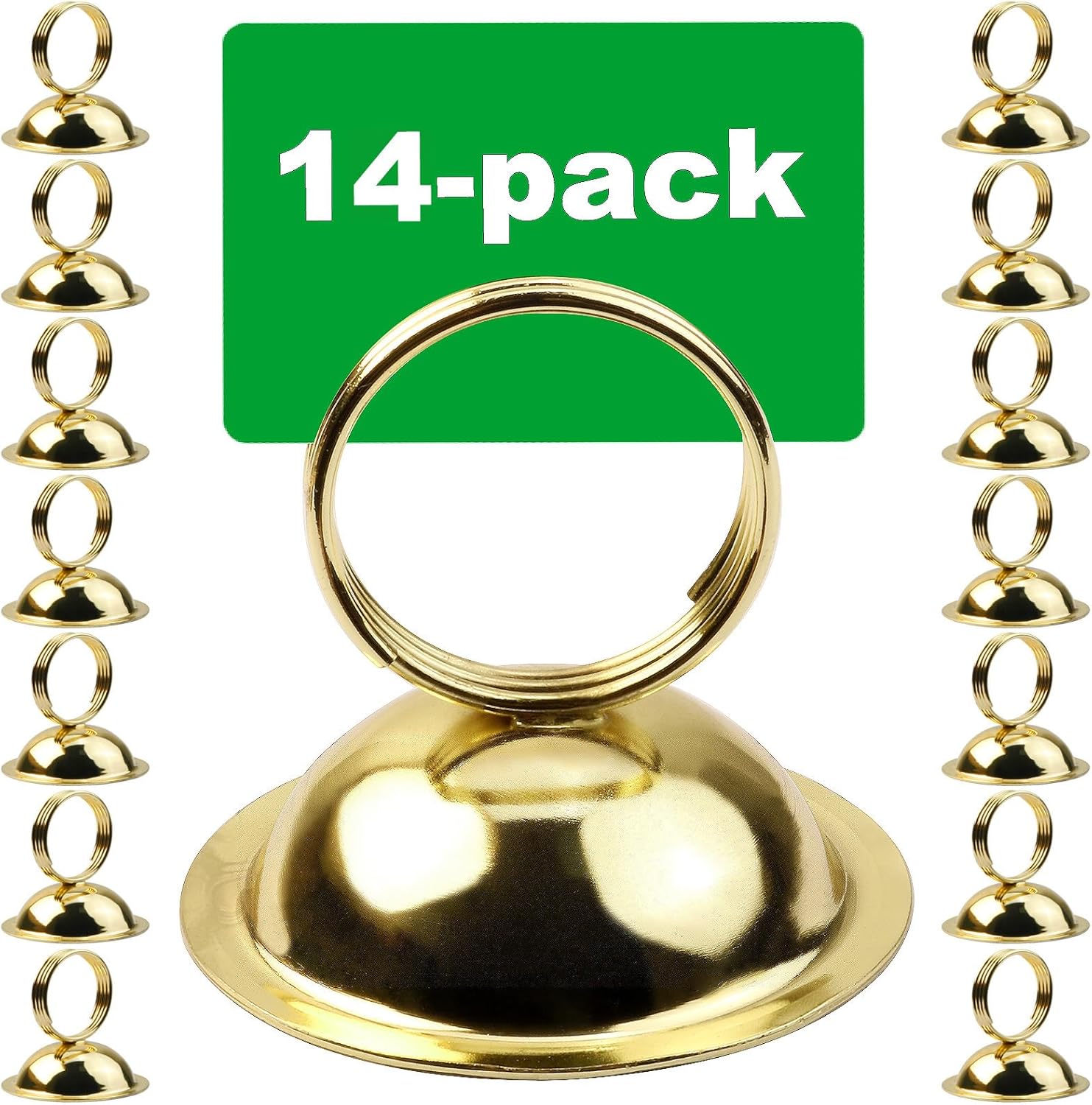 Gold Table Number Holders 14 Pack for Wedding Events