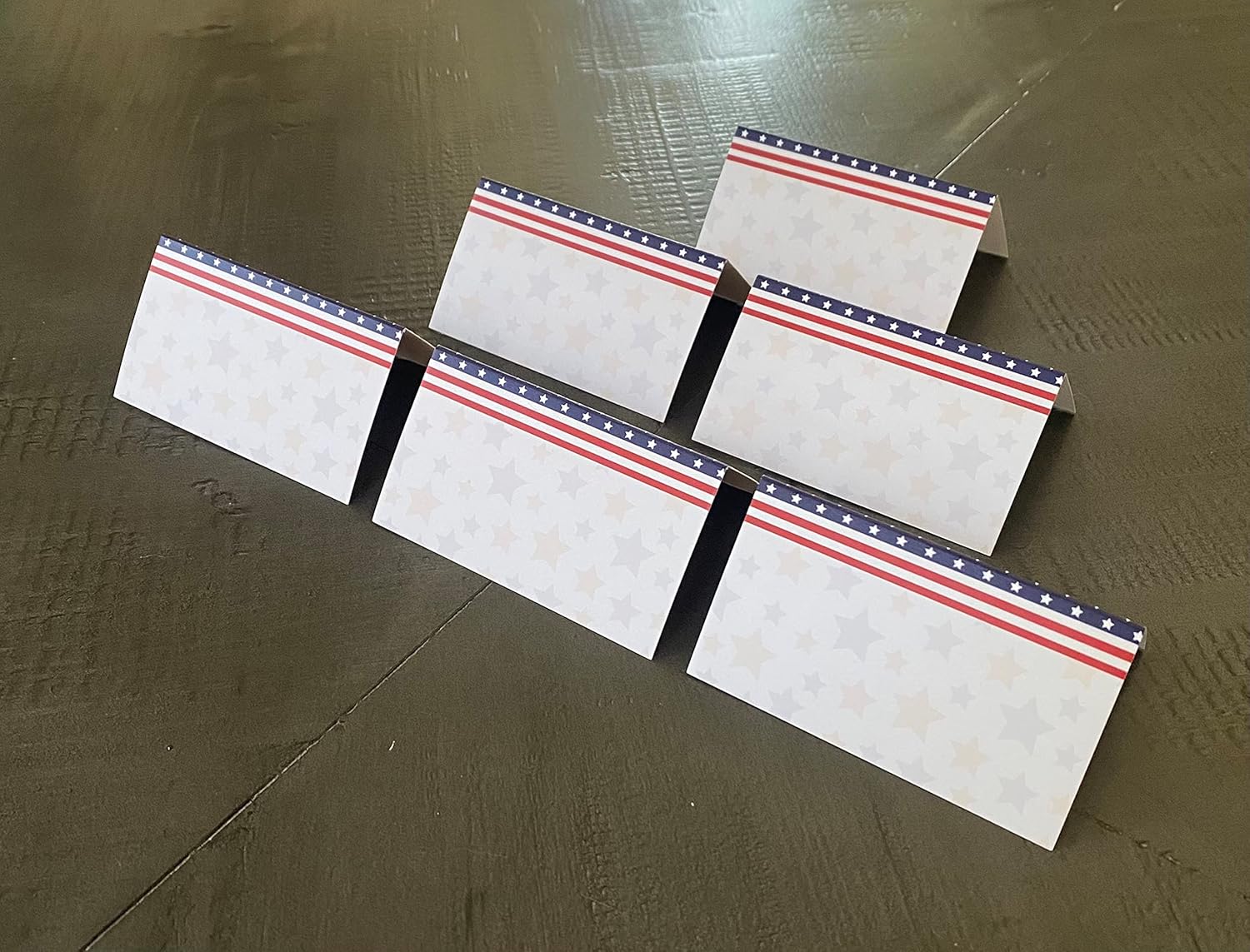 DESERT MERCANTILE Patriotic Place Cards 25 Pack