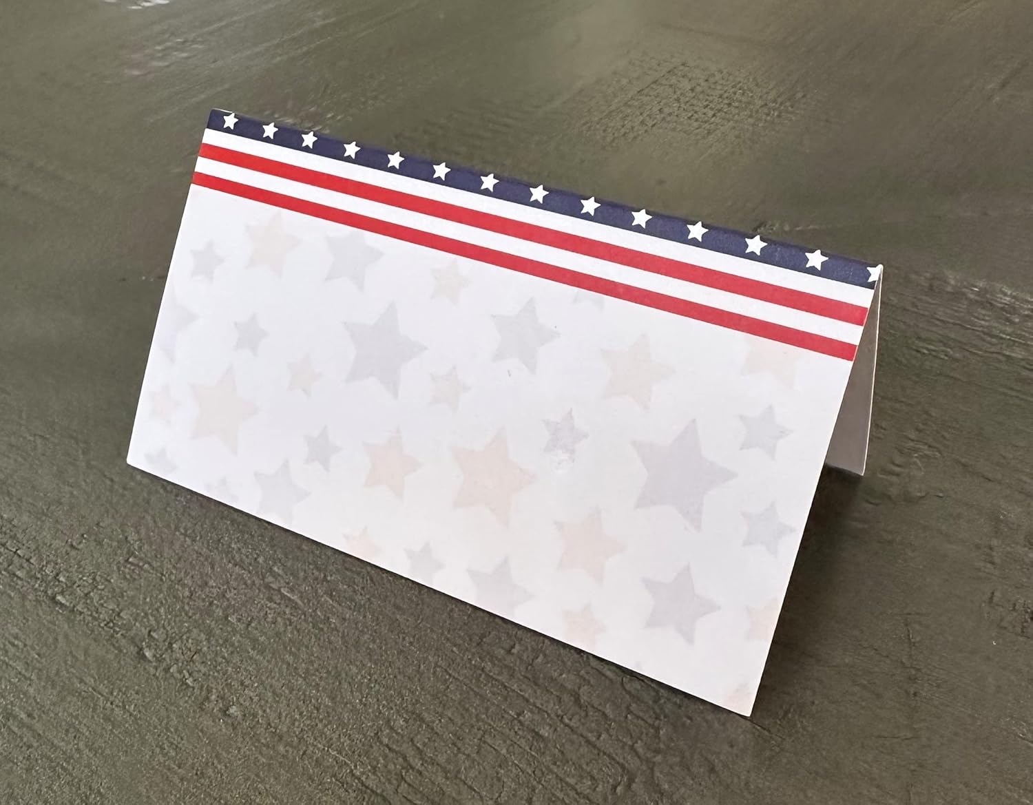 DESERT MERCANTILE Patriotic Place Cards 25 Pack