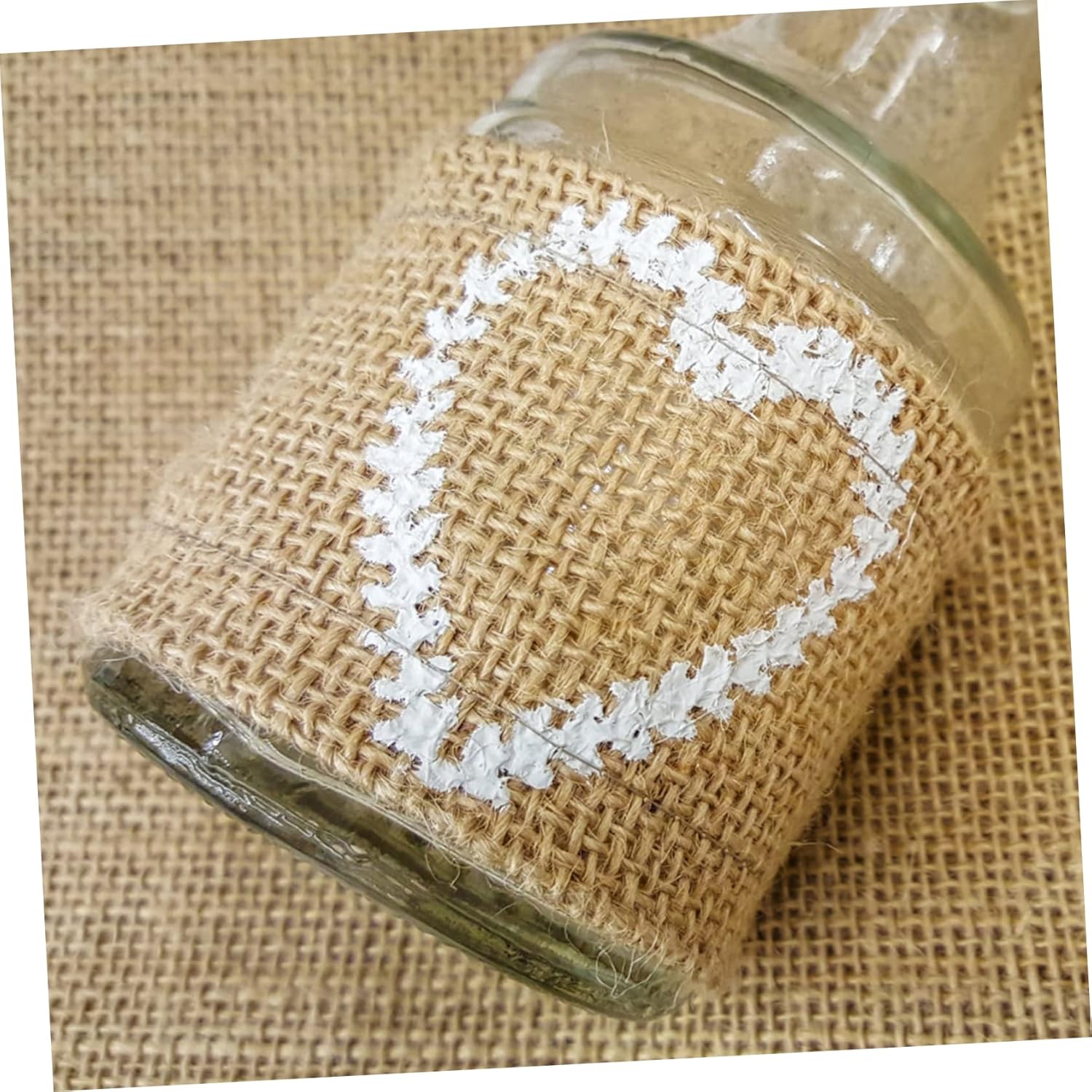 Hohopeti 1 Roll Rustic Burlap Table Runner