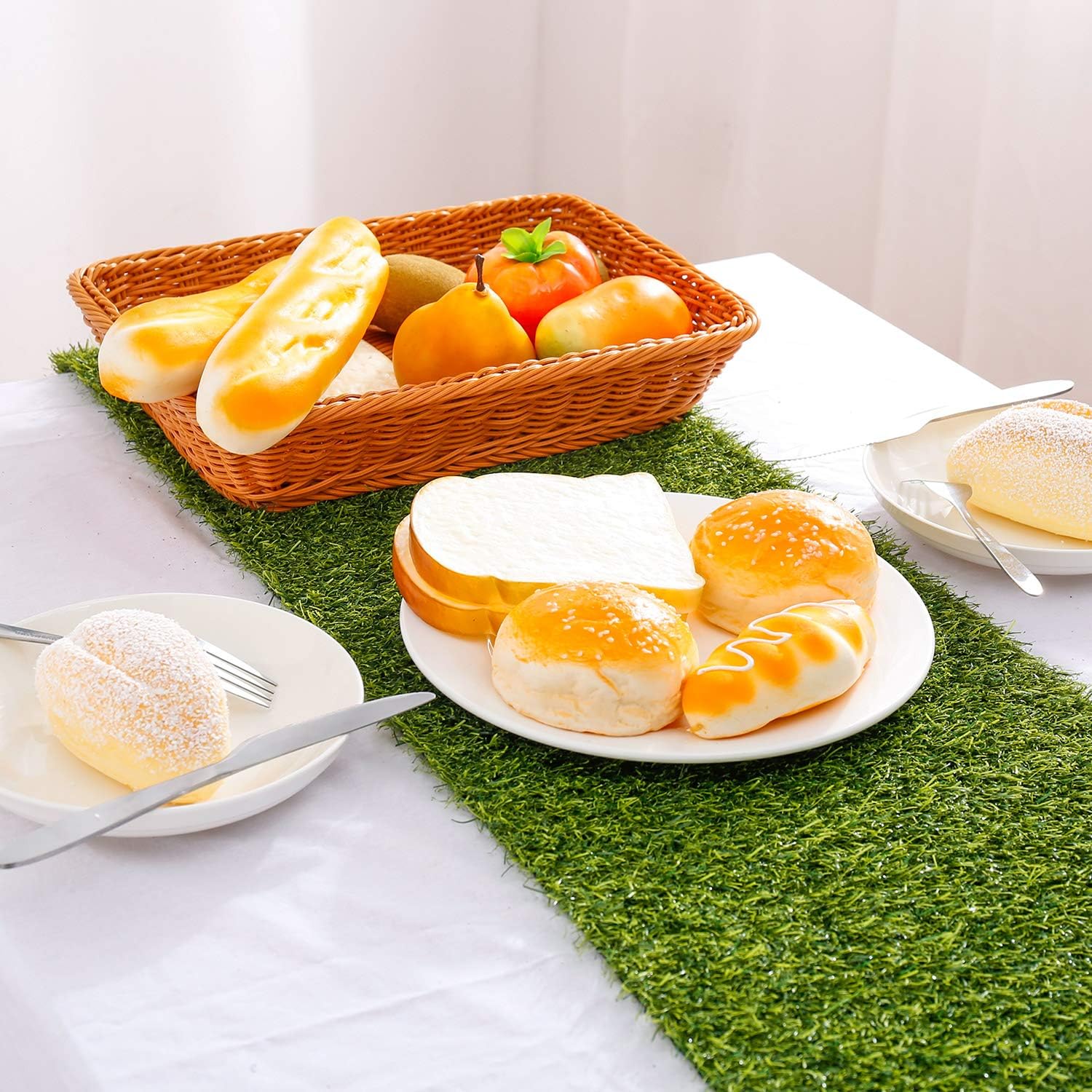 Farochy Artificial Grass Table Runner 14x48 Inches 1