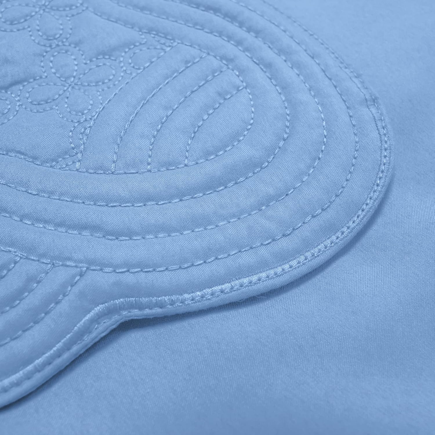 Loom and Mill Quilted Placemats Set of 6 Blue