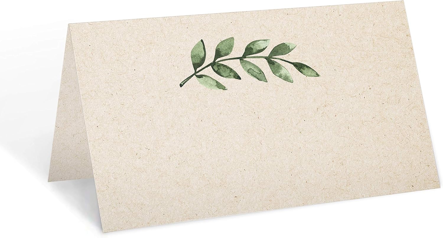 321Done Greenery Place Cards - Set of 50