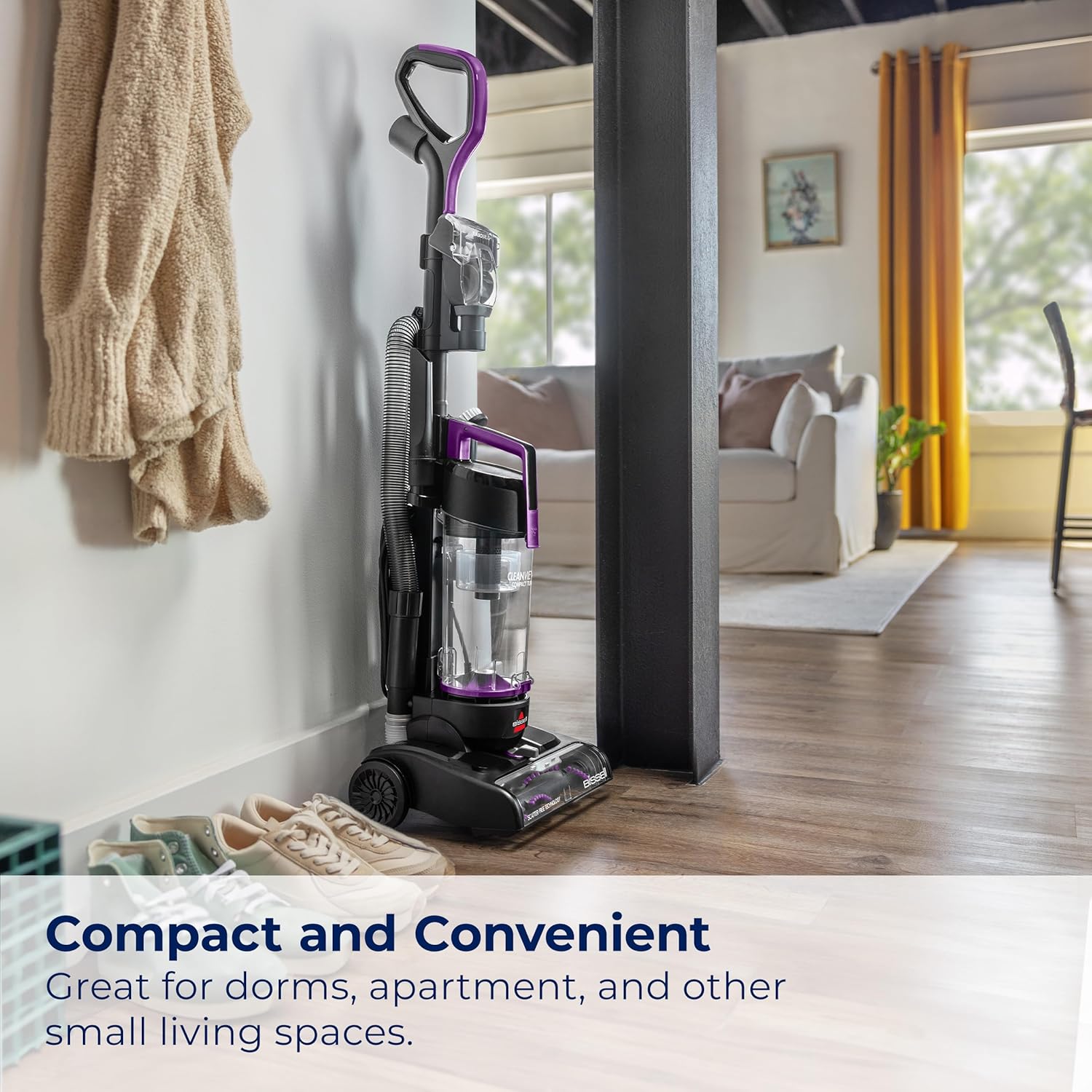 Bissell CleanView Compact Turbo Upright Vacuum with Quick Release Wand