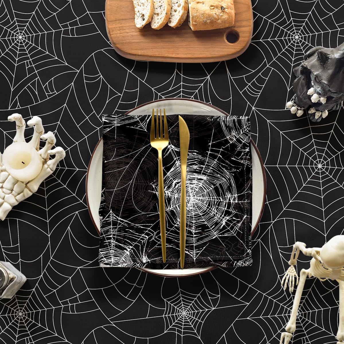 Horaldaily Halloween Tablecloth 60x84 Inch Rectangular for Party