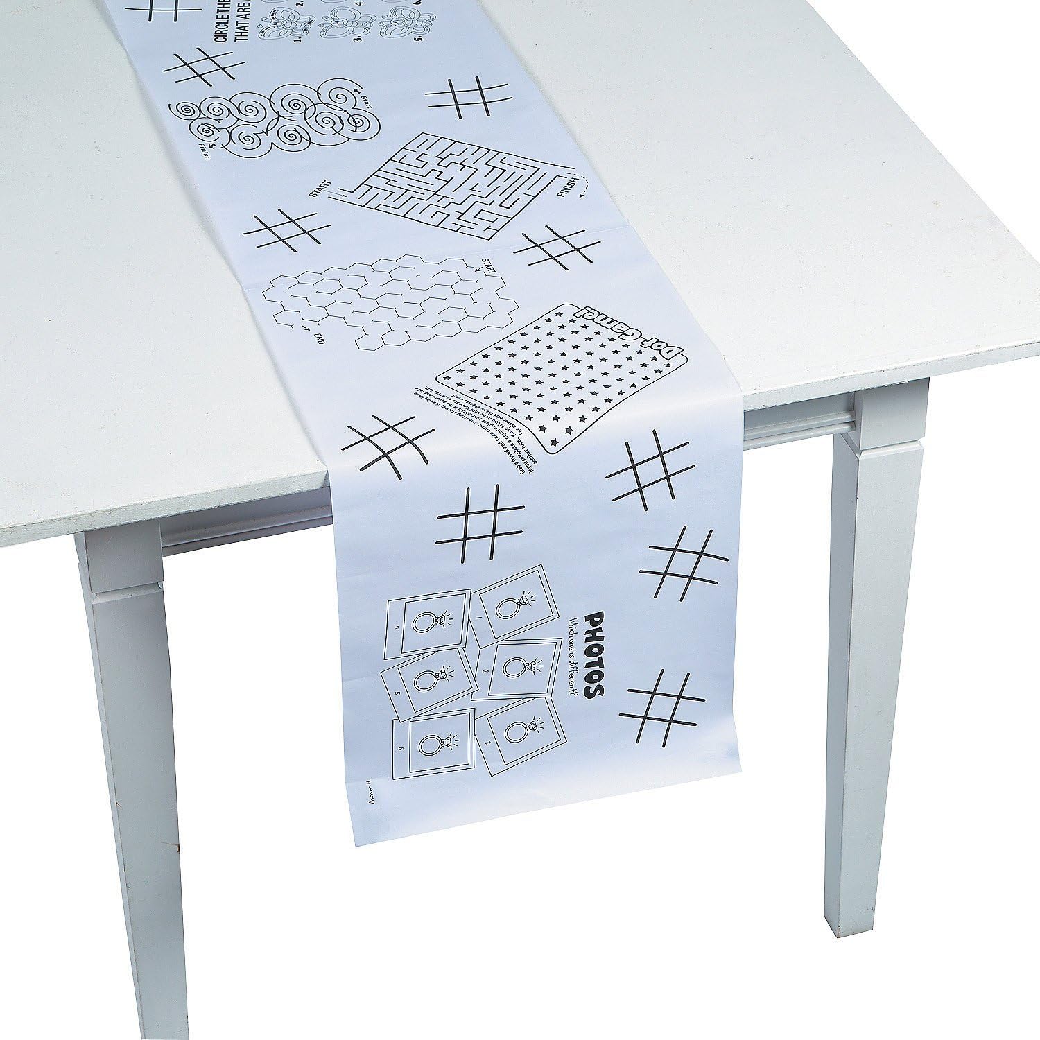 Kids Games Table Runner 9 Feet Party Supplies
