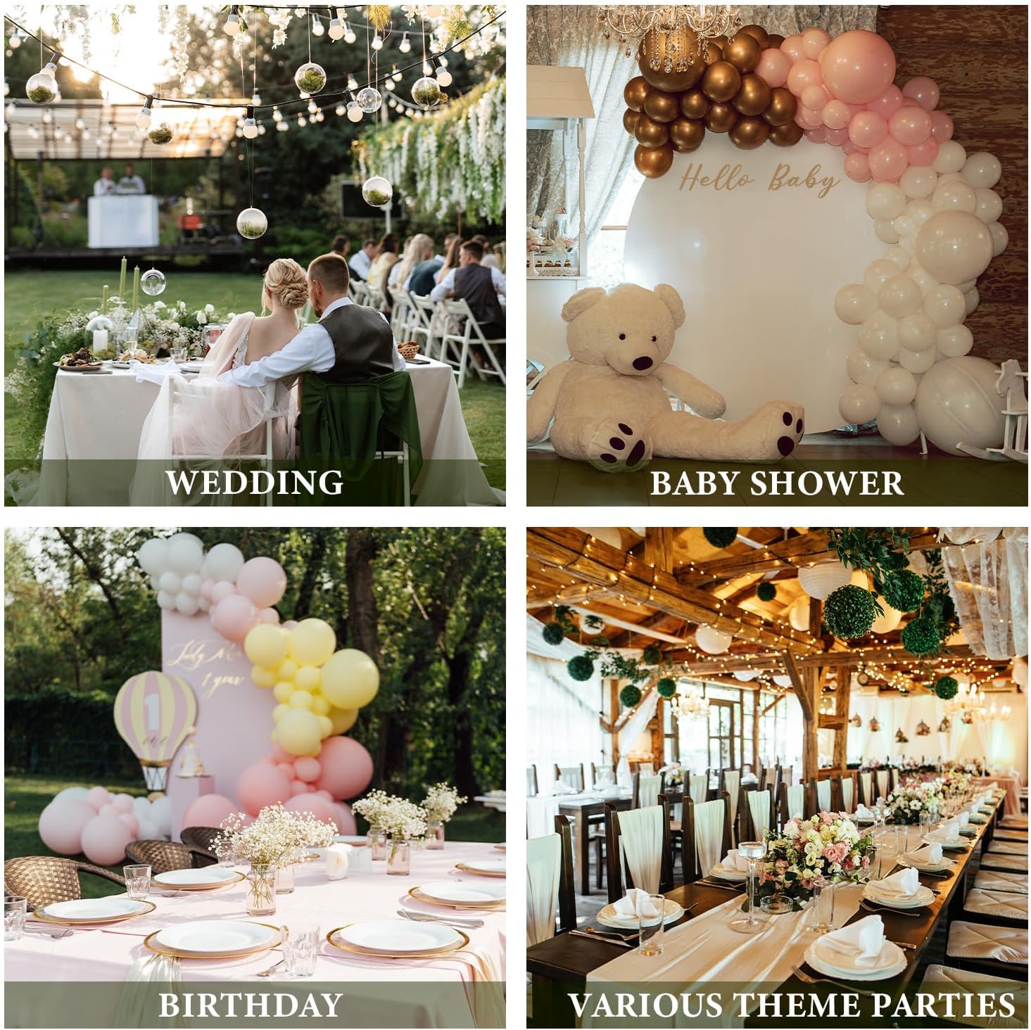 Champagne Wedding Place Cards for Table Setting 25pcs