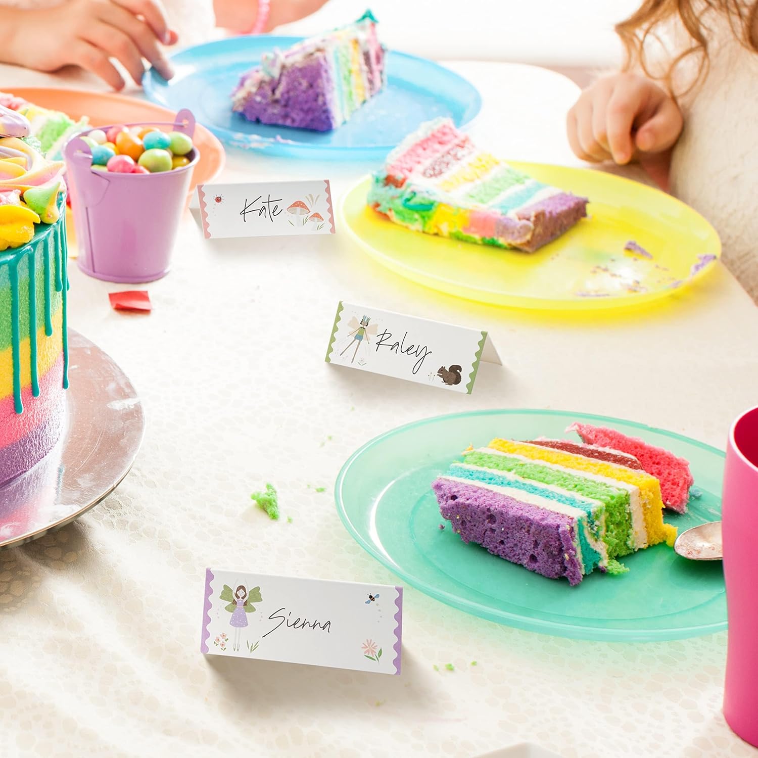 Cheerland Woodland Fairy Themed Place Cards 36pcs