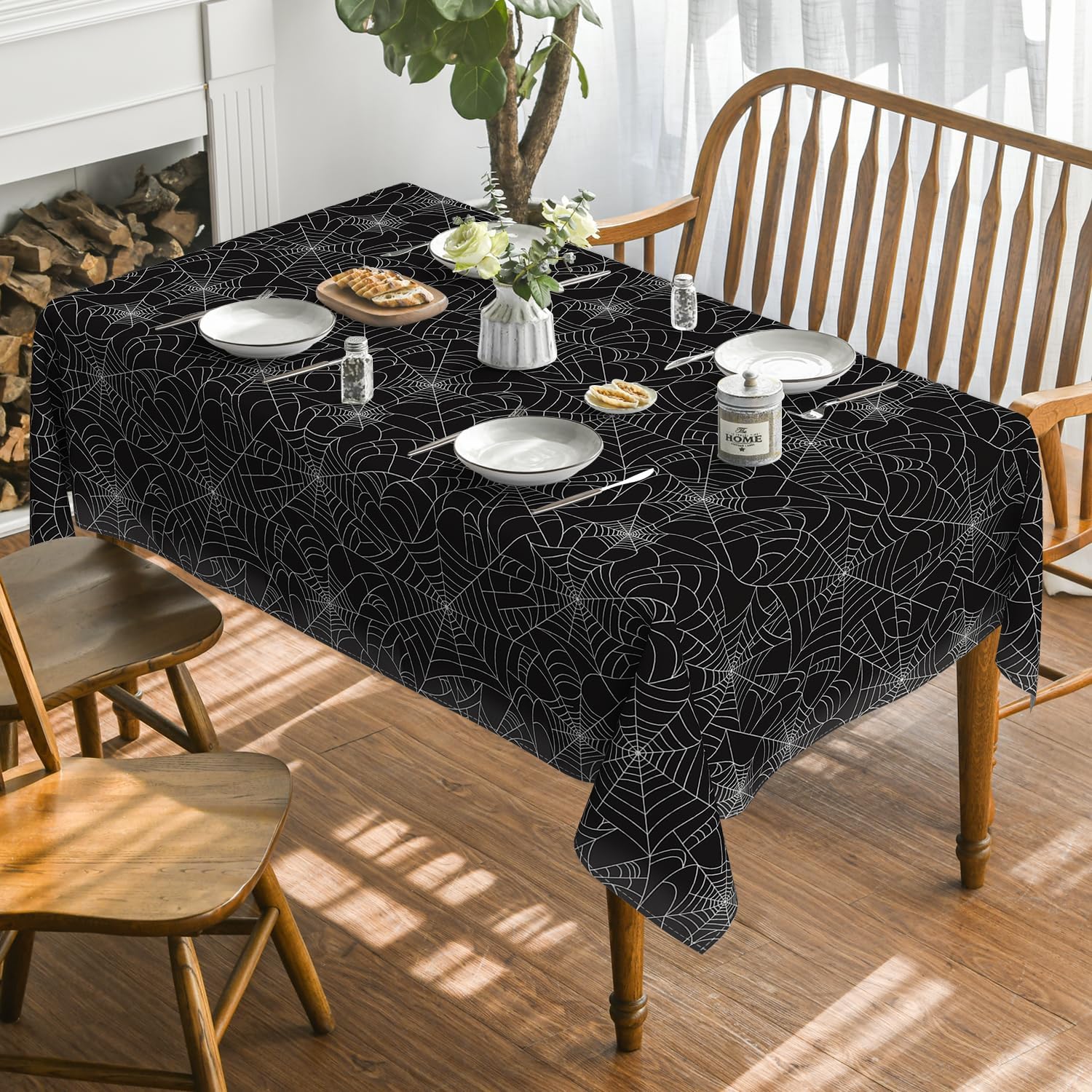 Horaldaily Halloween Tablecloth 60x84 Inch Rectangular for Party