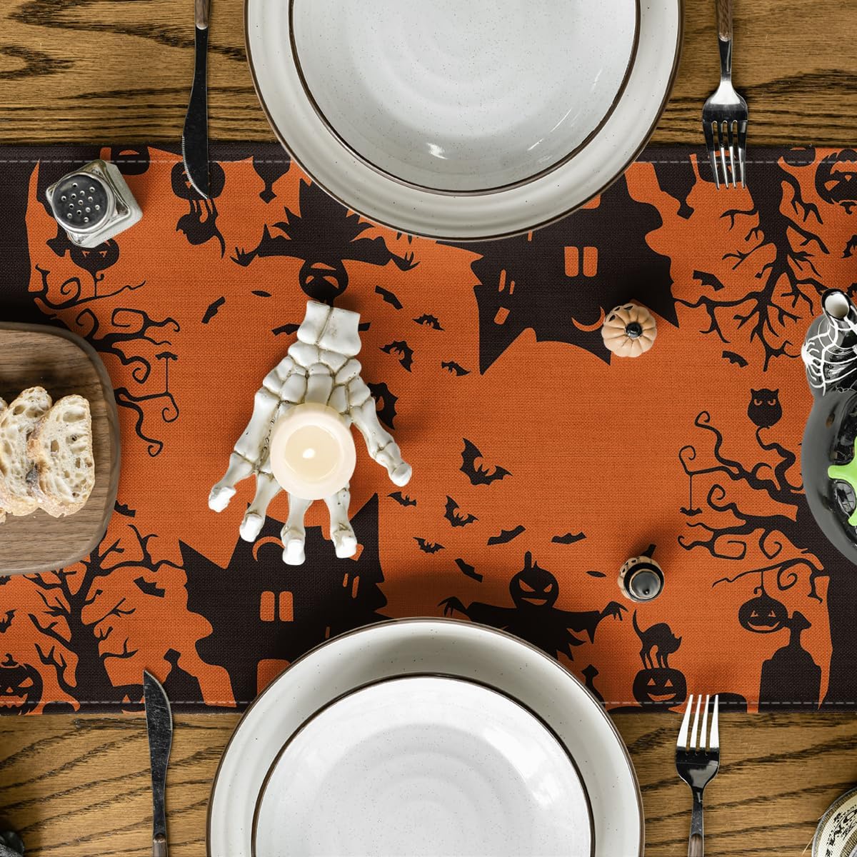 Artoid Mode Halloween Table Runner 13x72 Inch 1