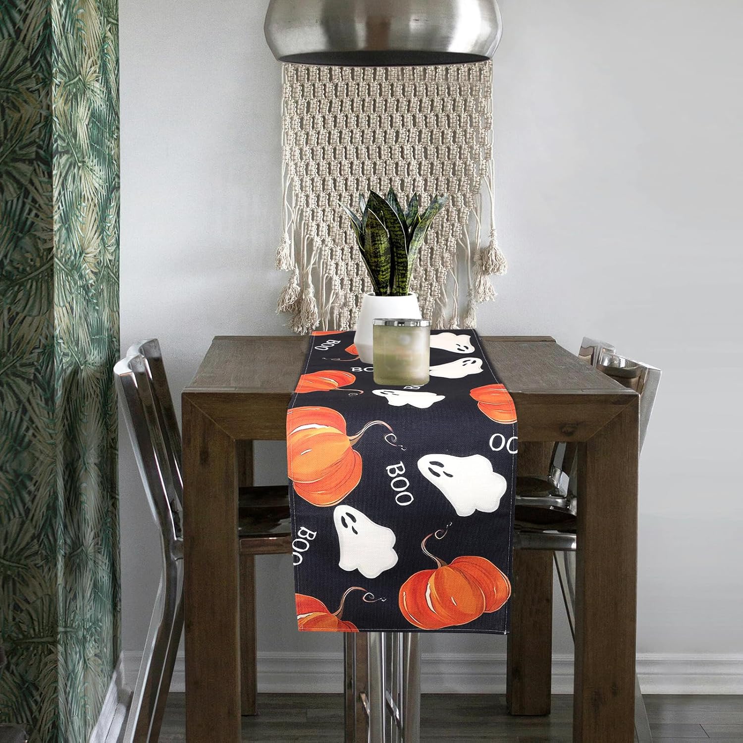 Halloween Table Runner 7244x13in Spooky Decor