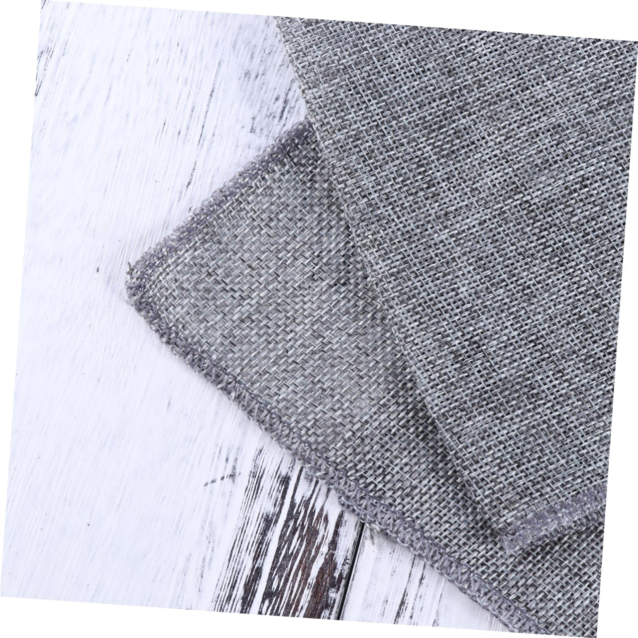 MAGICLULU Rustic Gray Table Runner Imitated Linen Design
