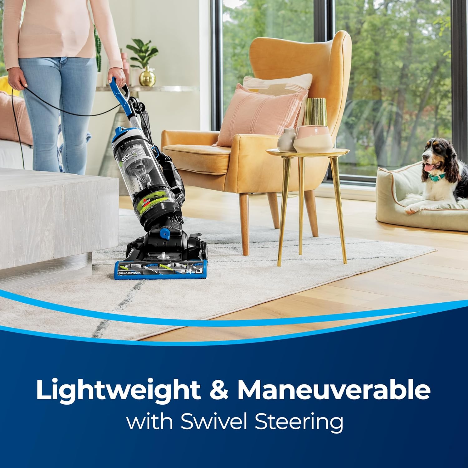 Bissell CleanView Swivel Rewind Pet Vacuum with Quick Release Wand