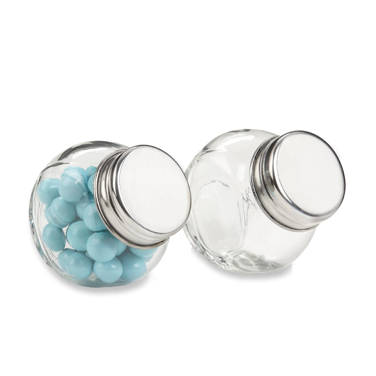 Kate Aspen Set of 12 Mini Glass Favor Jars