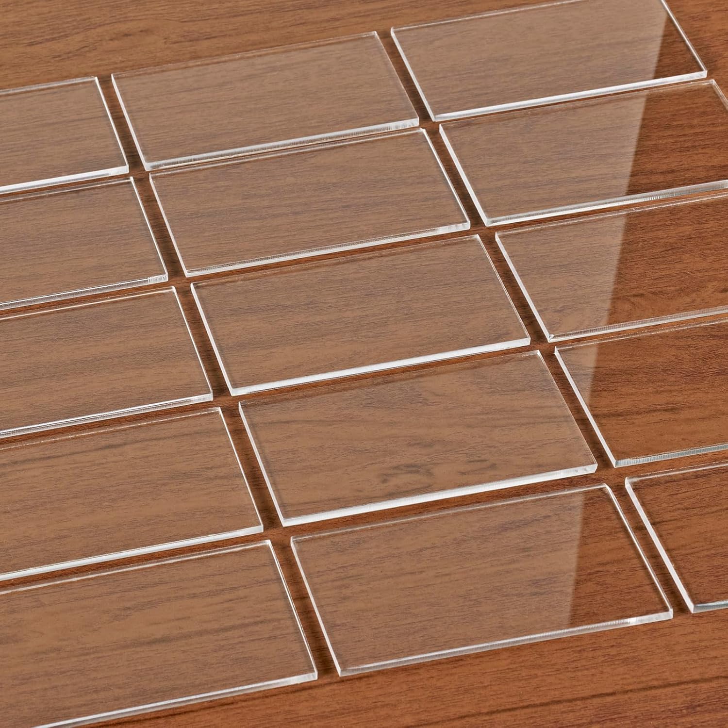 Clear Acrylic Place Cards 35x2 Inch 18 Thick 20 Pcs Set