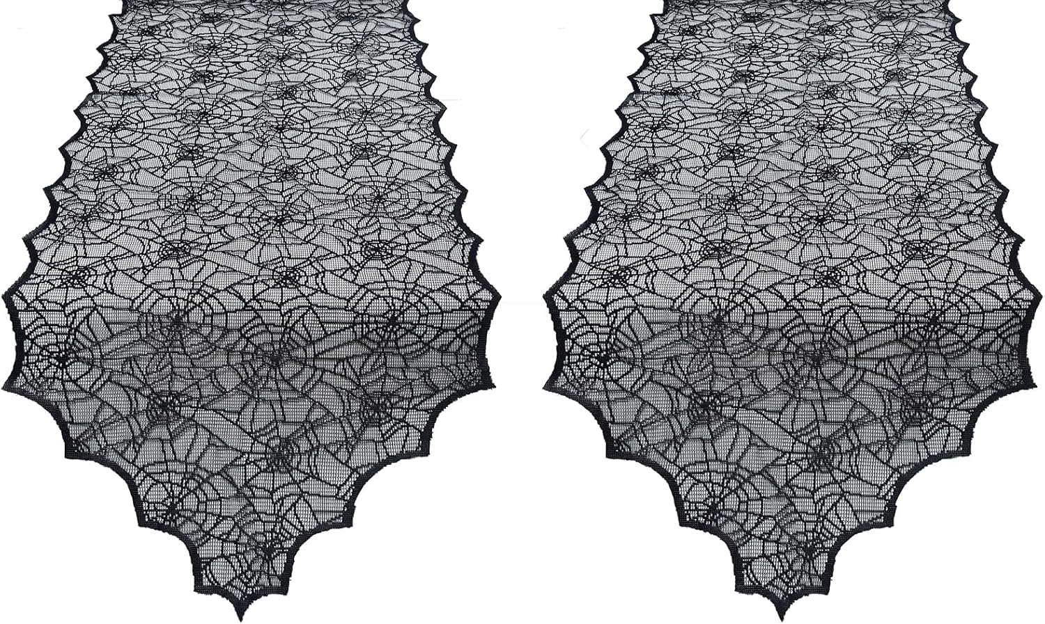 2 Pack Halloween Table Runners 18x72 Inches