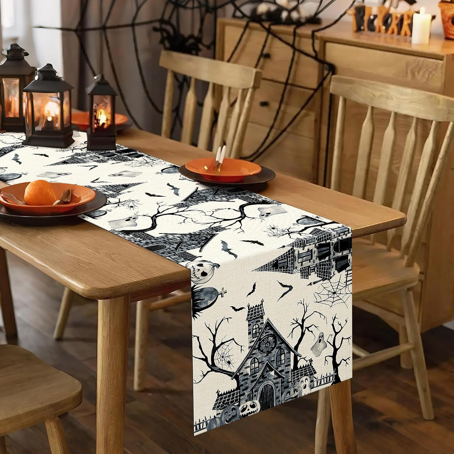 Artscope Halloween Table Runner 13x72 Inch