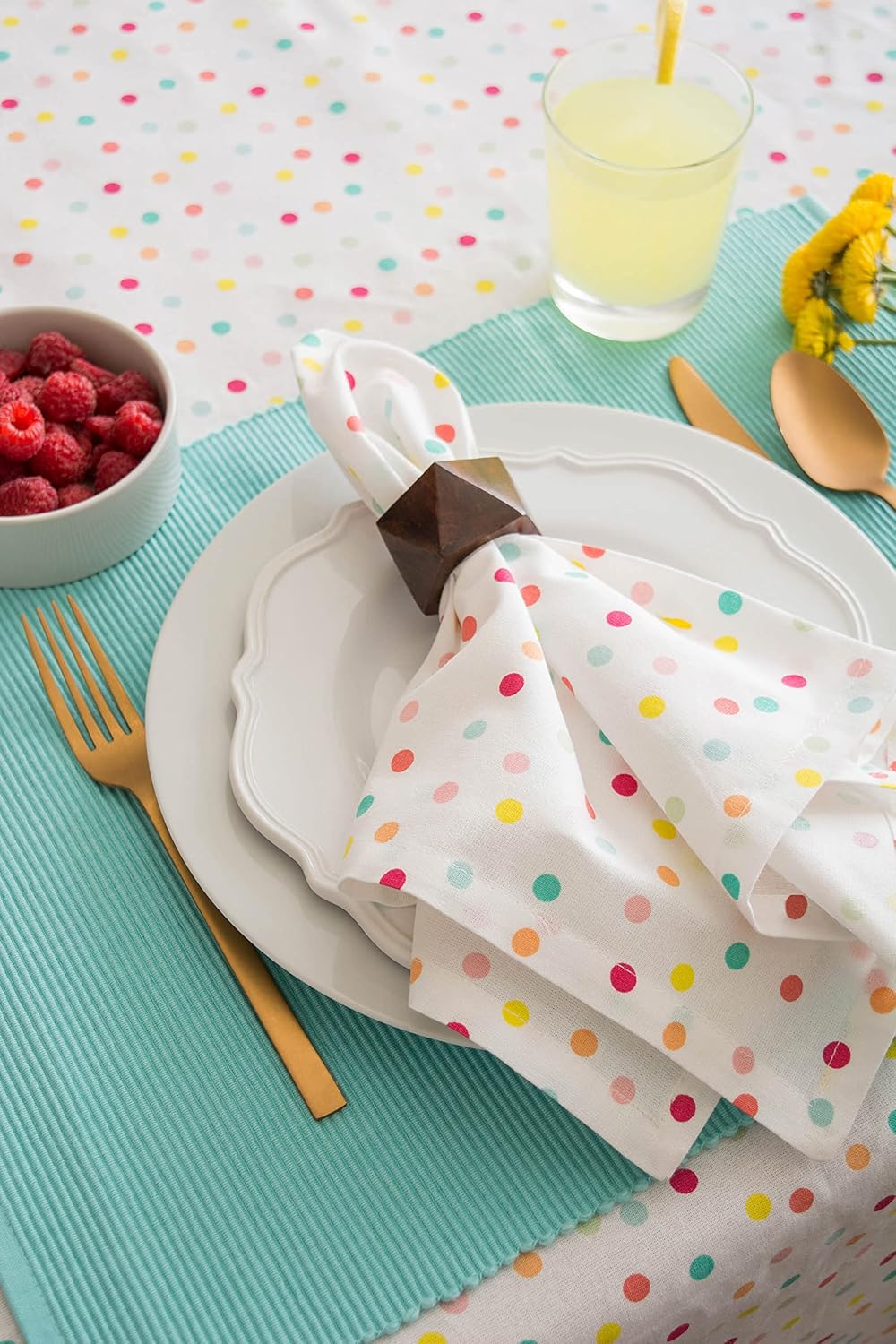 DII Polka Dot Table Runners Set of 6