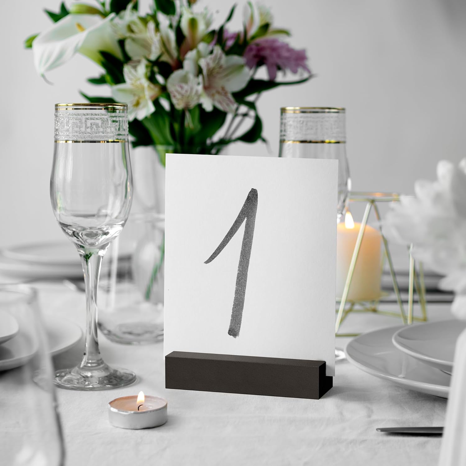 Tidita Place Card Holder Set of 20 Acacia Wood