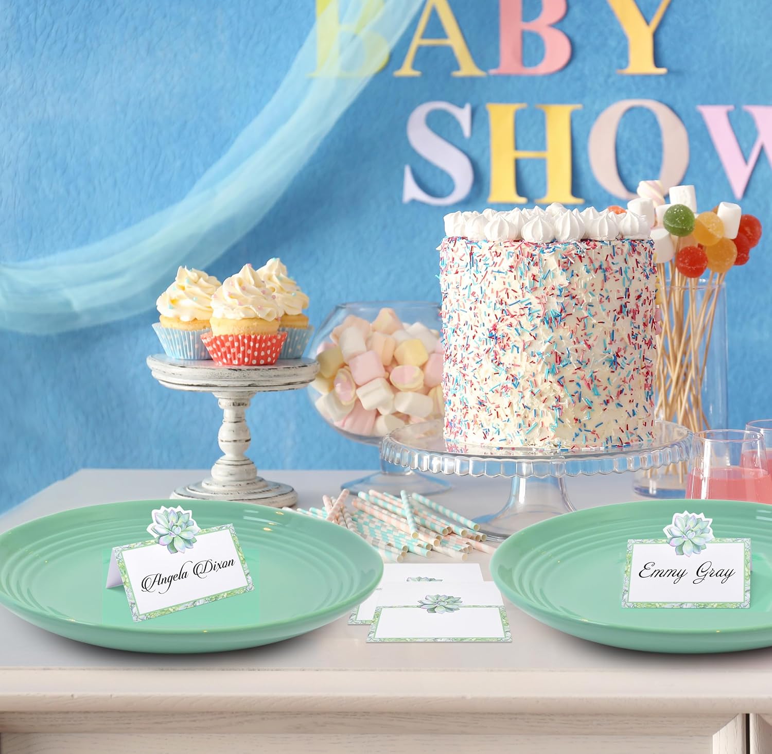 Gift Boutique 100 Succulent Place Cards