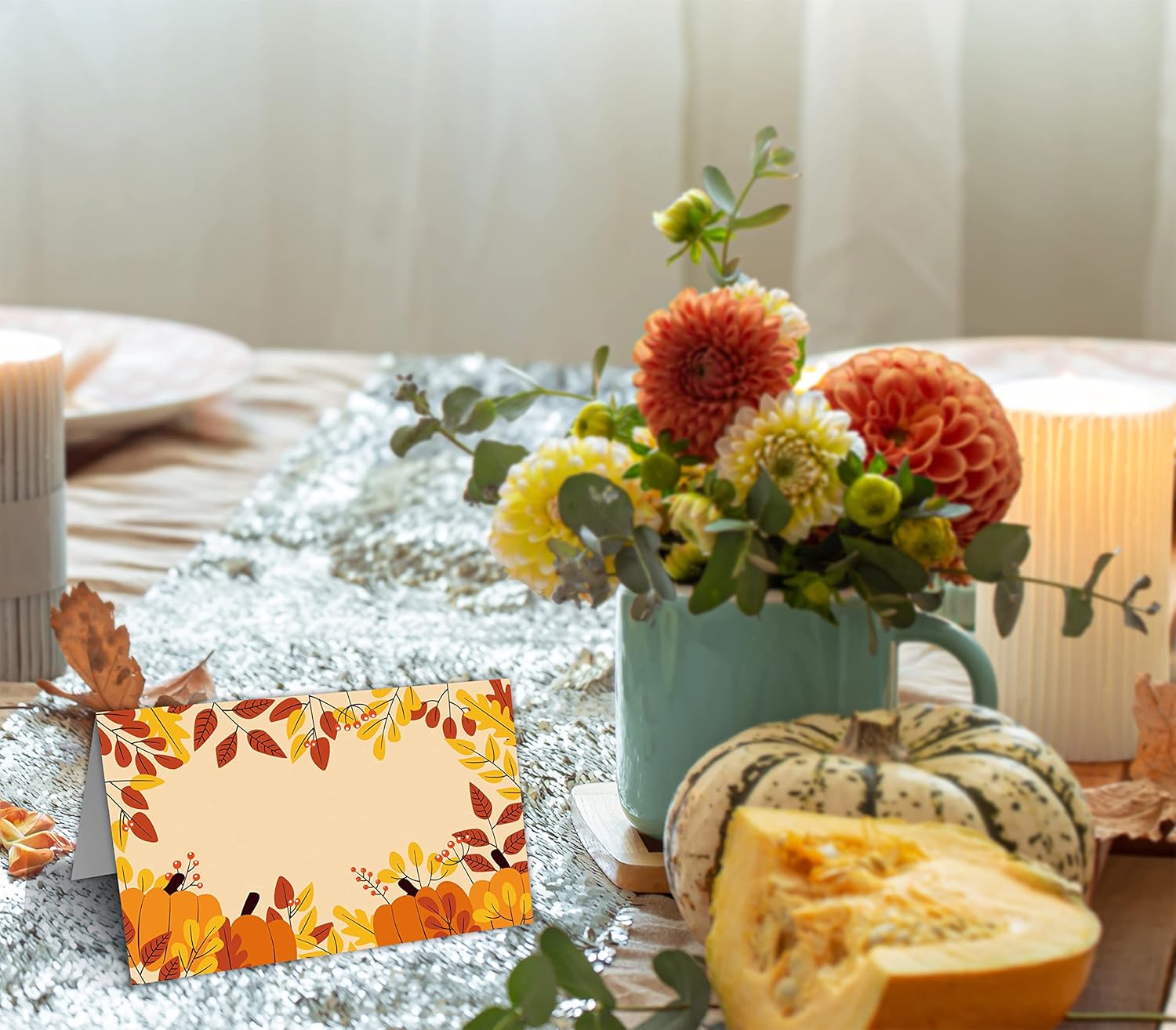 Tedea Thanksgiving Table Place Cards 25 Pack