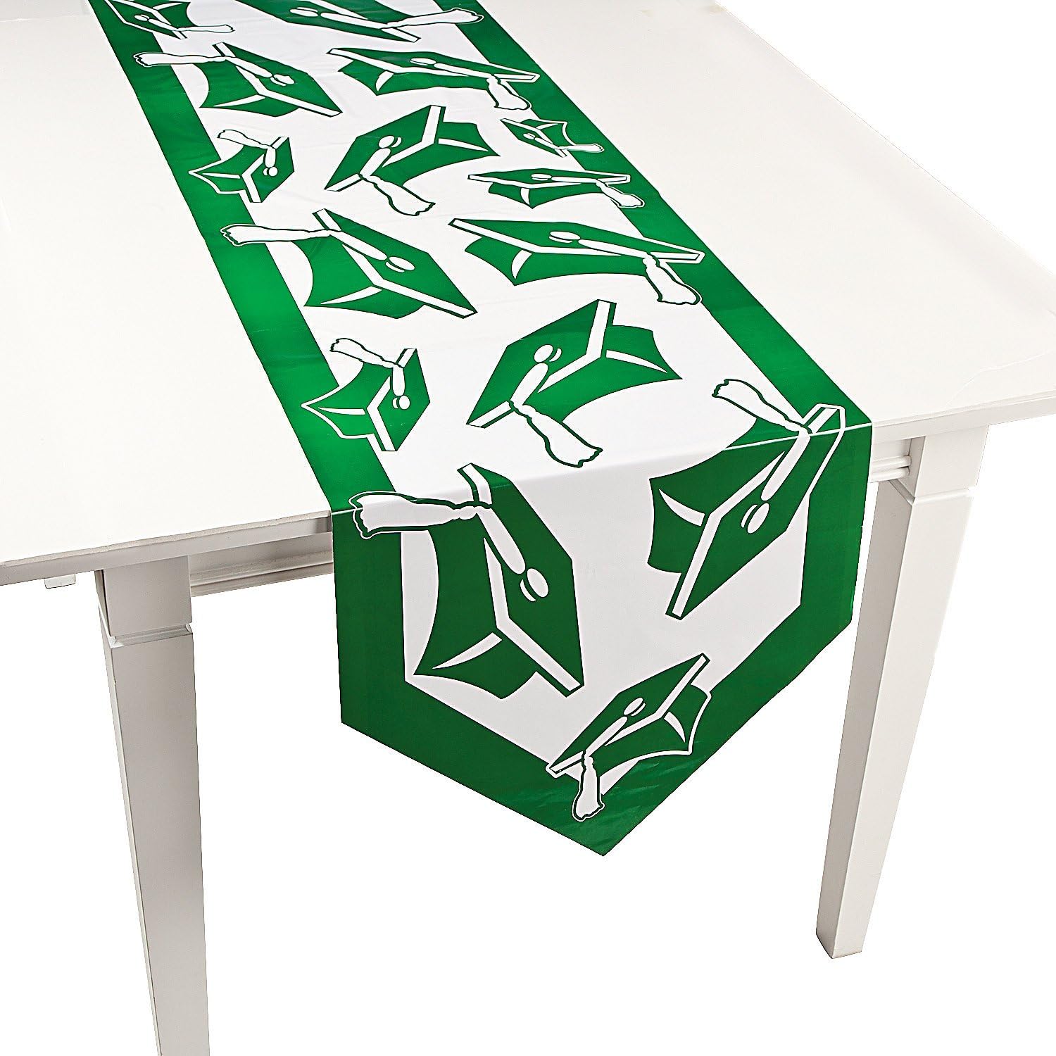 Green Congrats Grad Table Runner - 1 Piece