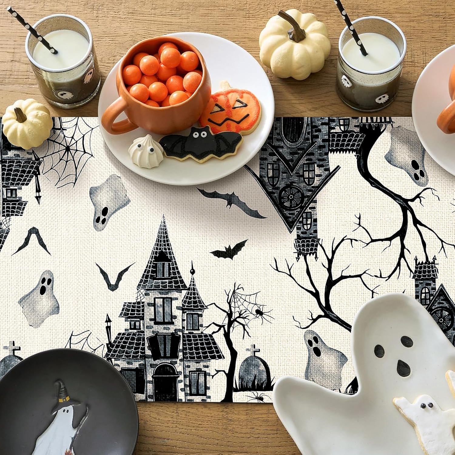 Artscope Halloween Table Runner 13x72 Inch