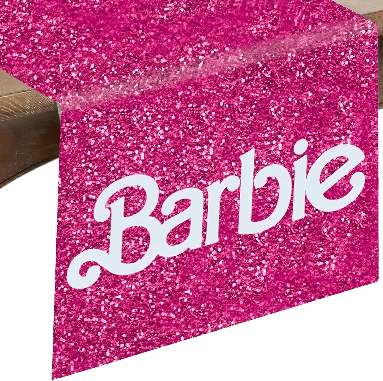 Malibu Barbie Table Runner 13x72 Pink Modern