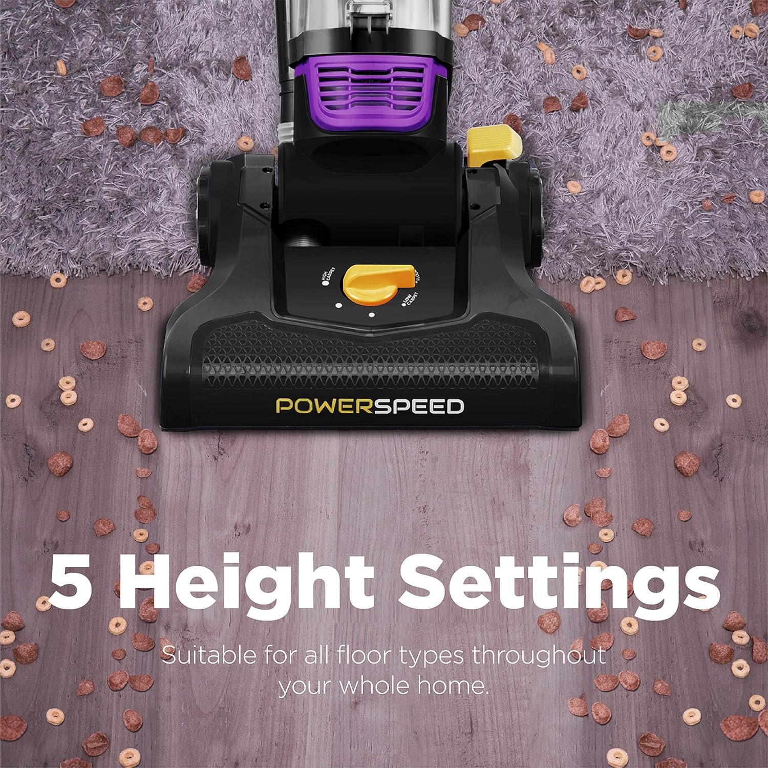 Eureka NEU182B PowerSpeed Bagless Upright Vacuum Cleaner Purple