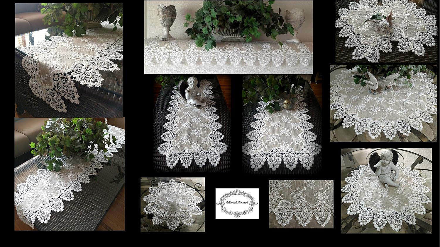 Galleria di Giovanni Victorian Table Runner 66 Inch