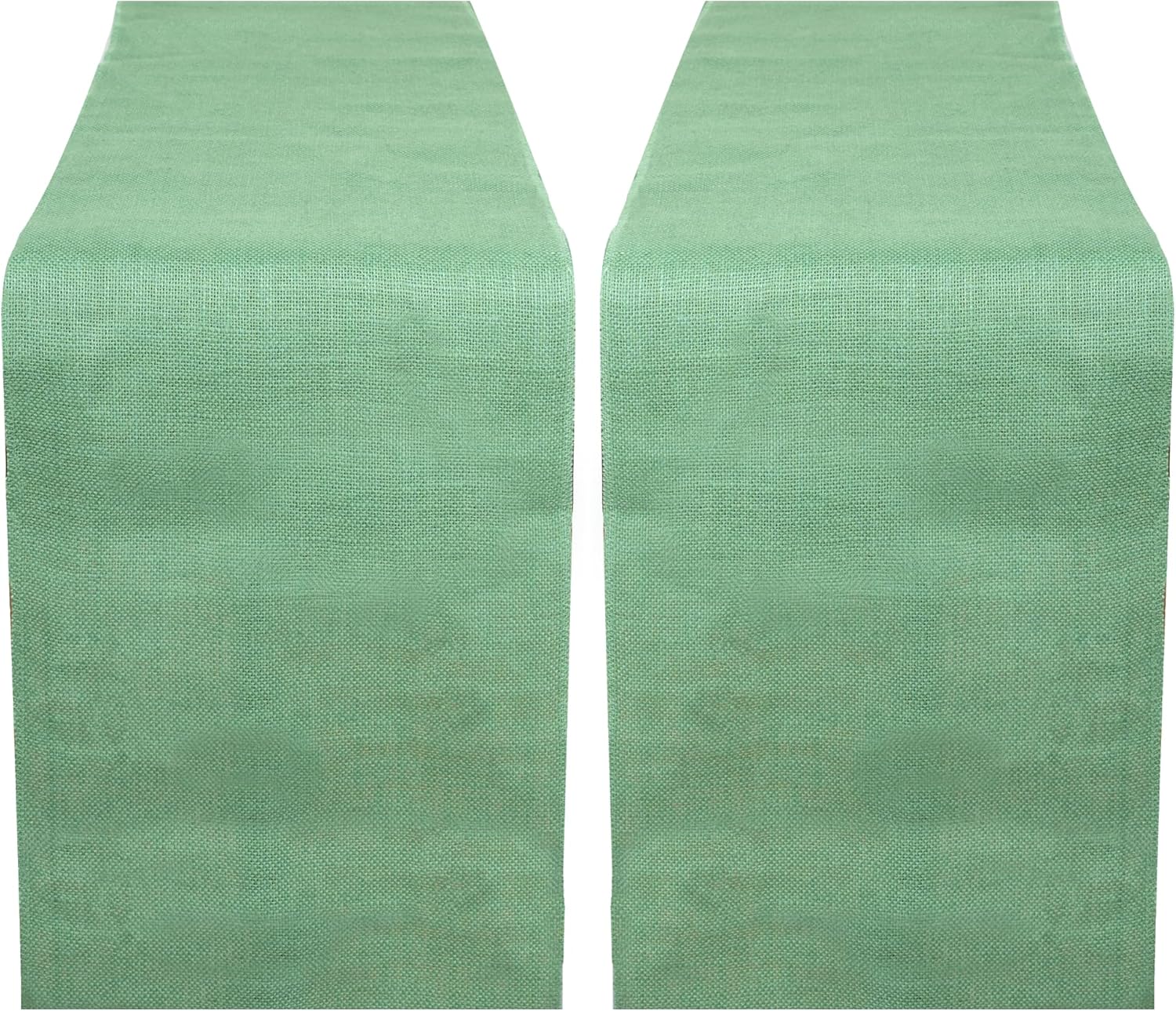 RAJRANG Mineral Green Jute Table Runner Set of 2