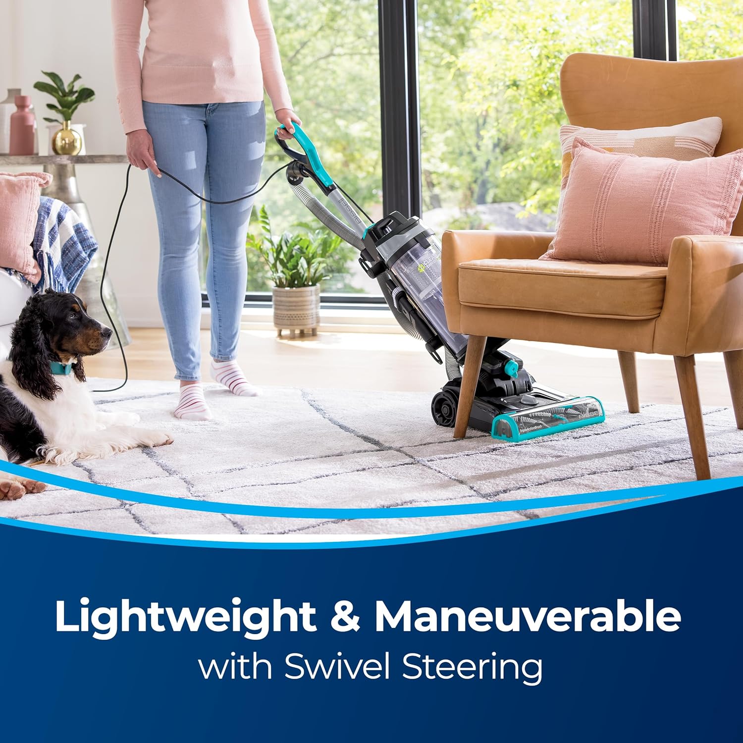 Bissell CleanView Pet Vacuum with Swivel Steering and Quick Release Wand