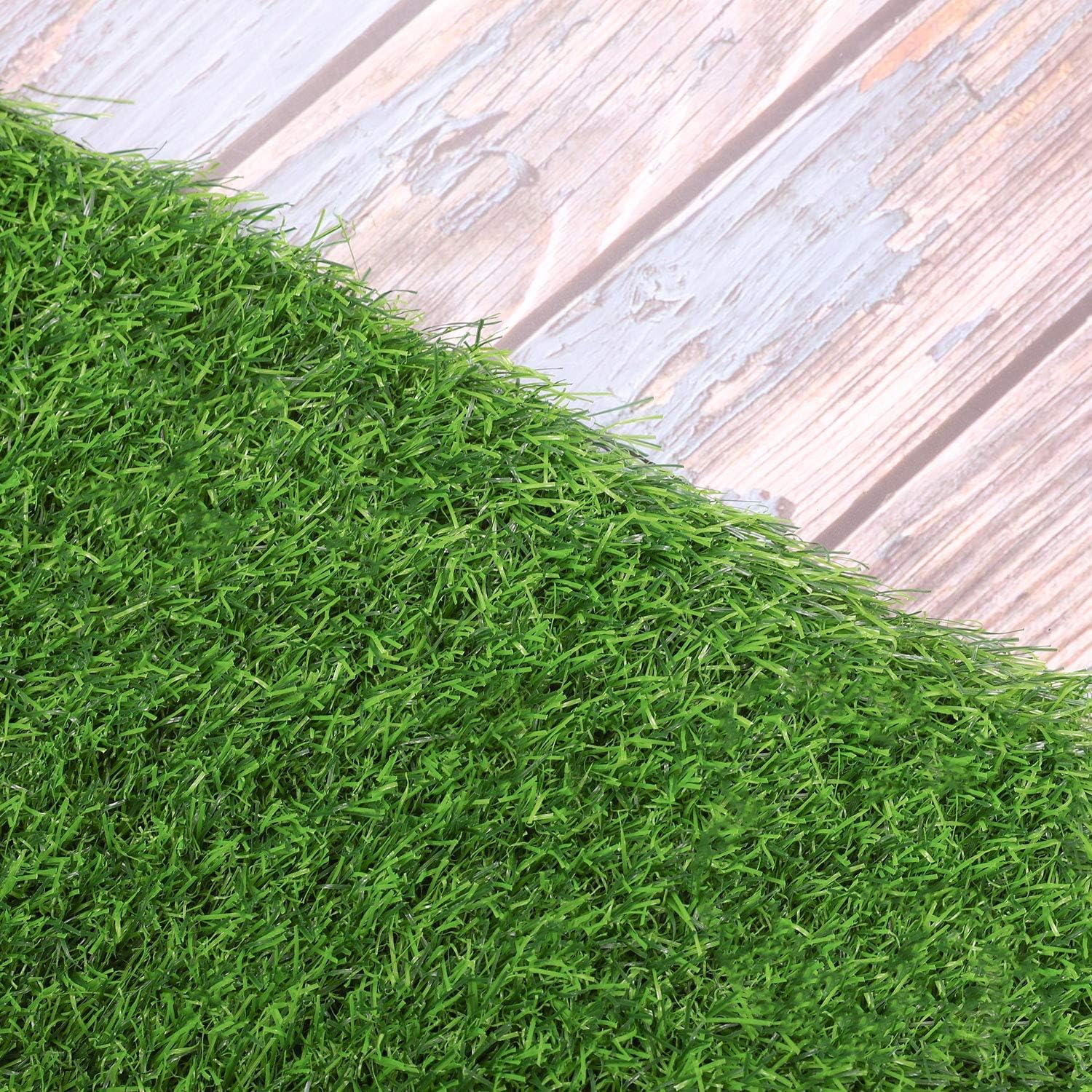 Aneco 14x72 Inch Artificial Grass Table Runner Carpet Roll