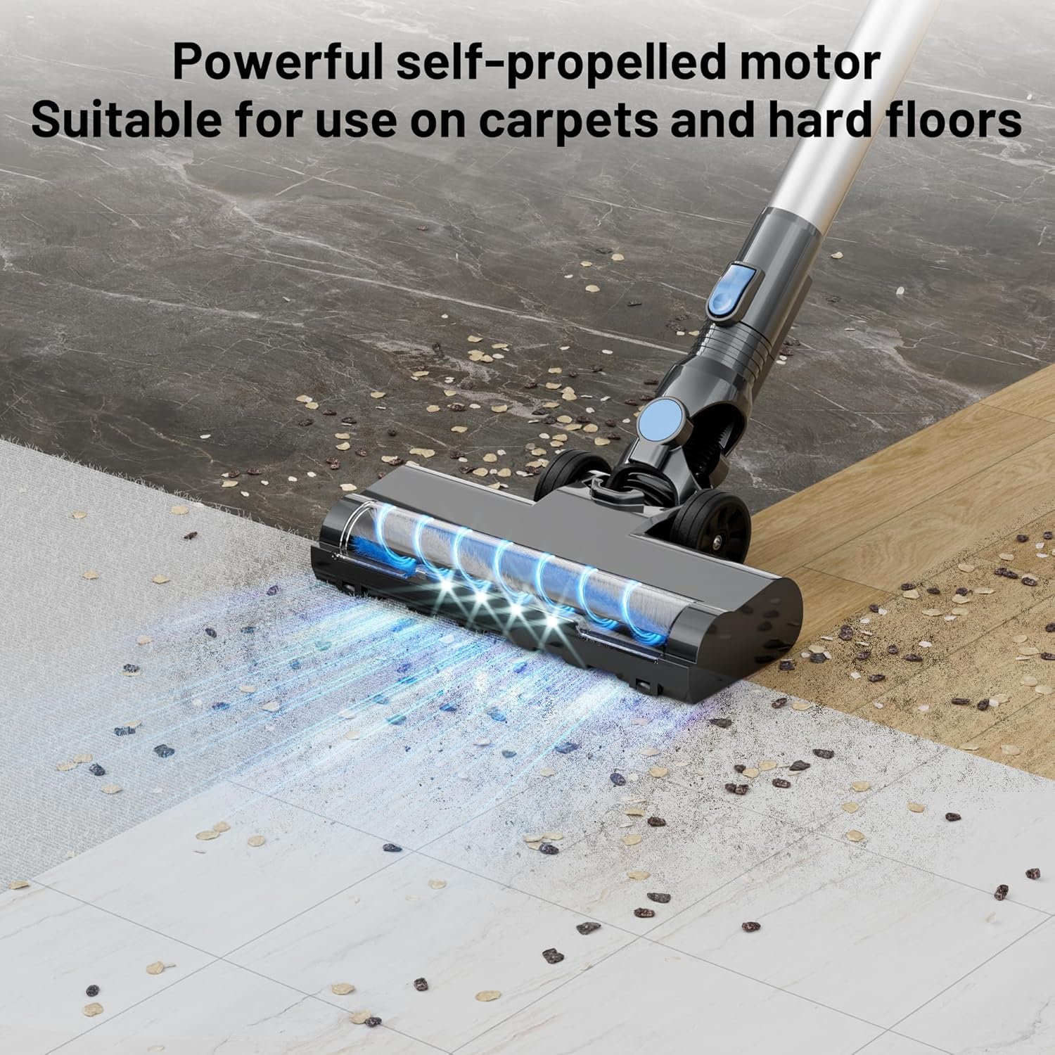 VIPSUN Cordless Stick Vacuum Cleaner 6-in-1 Self-Standing