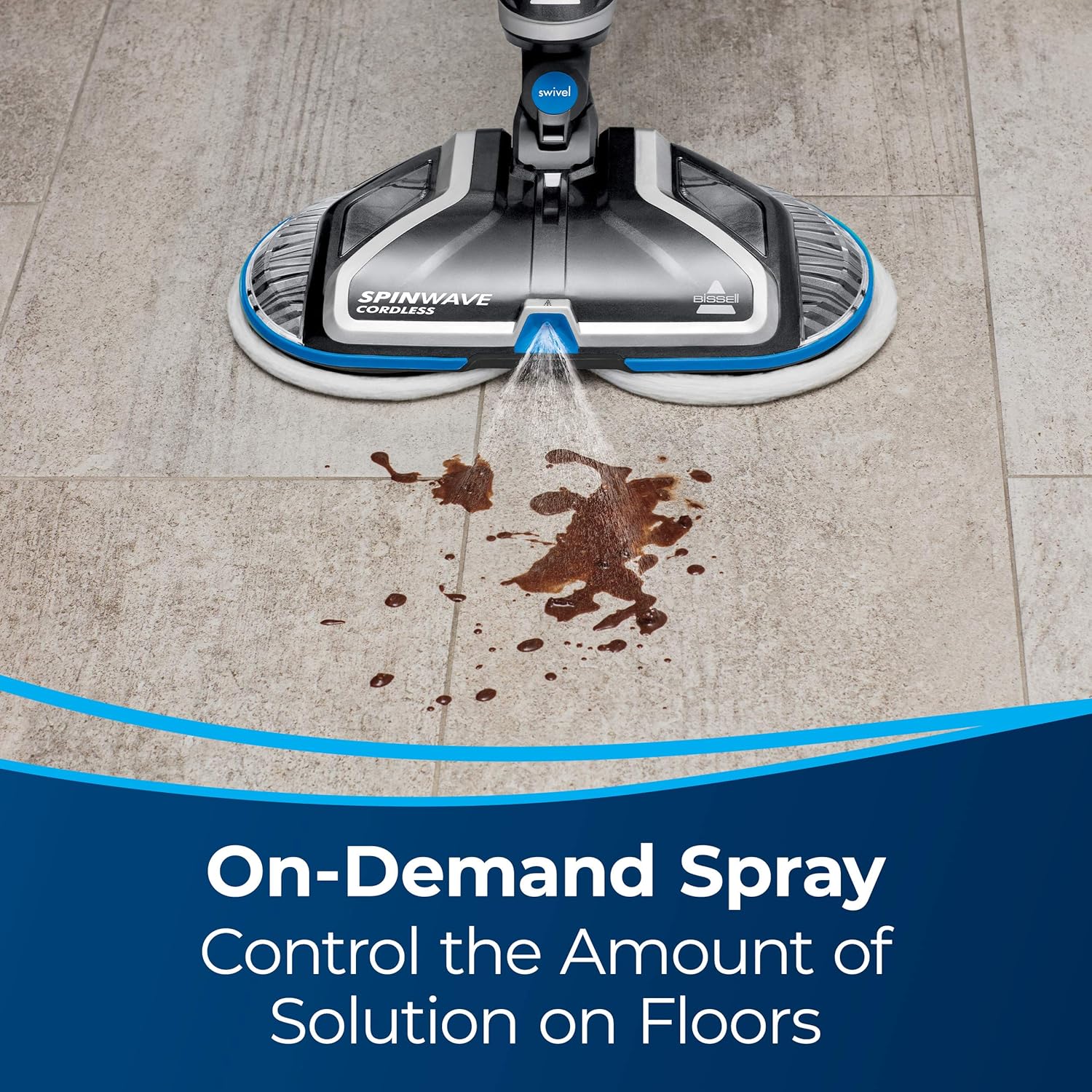 BISSELL Spinwave Cordless Hard Floor Cleaner 18V
