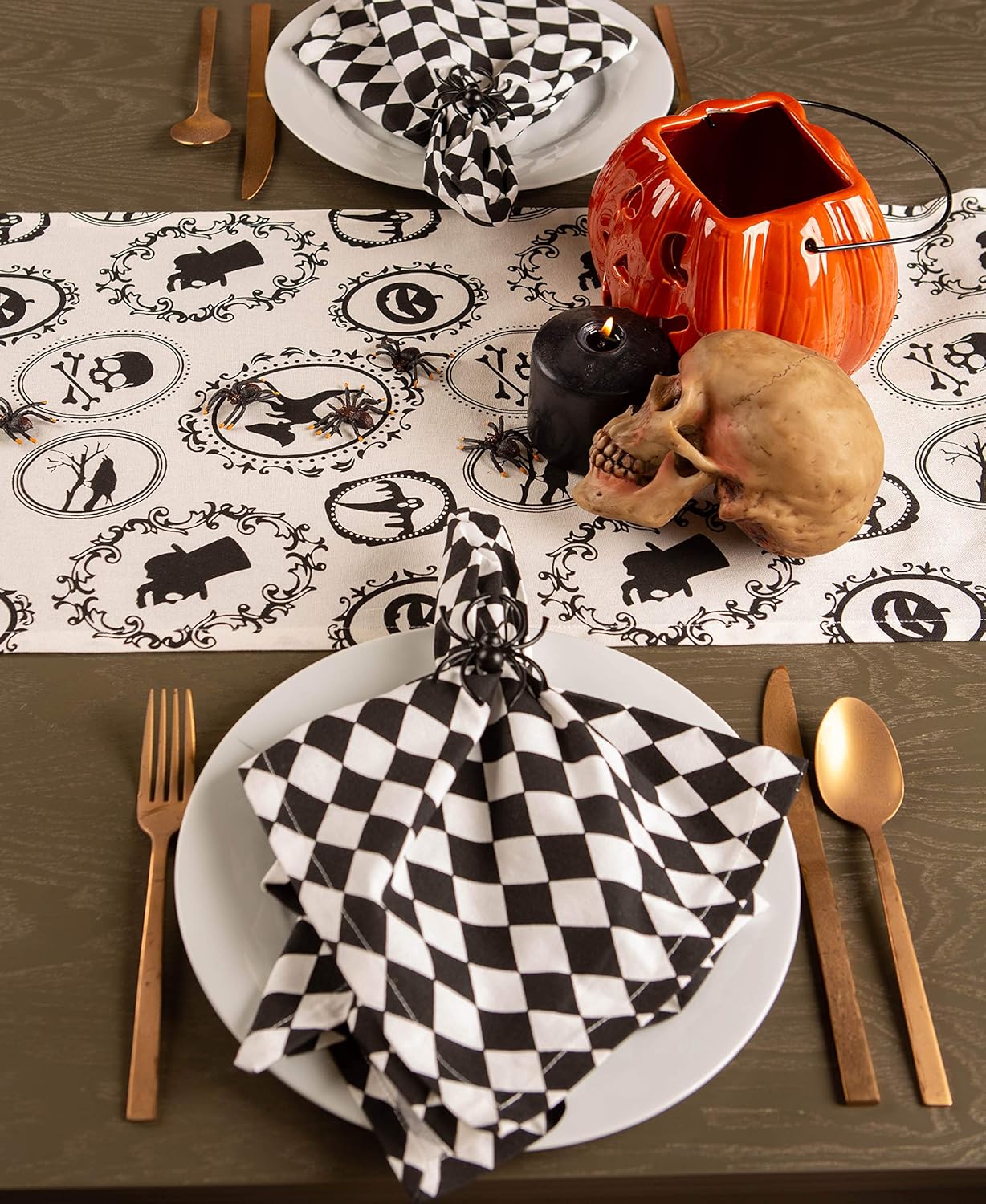 DII Halloween Party Tabletop Decor Table Runner 14x72